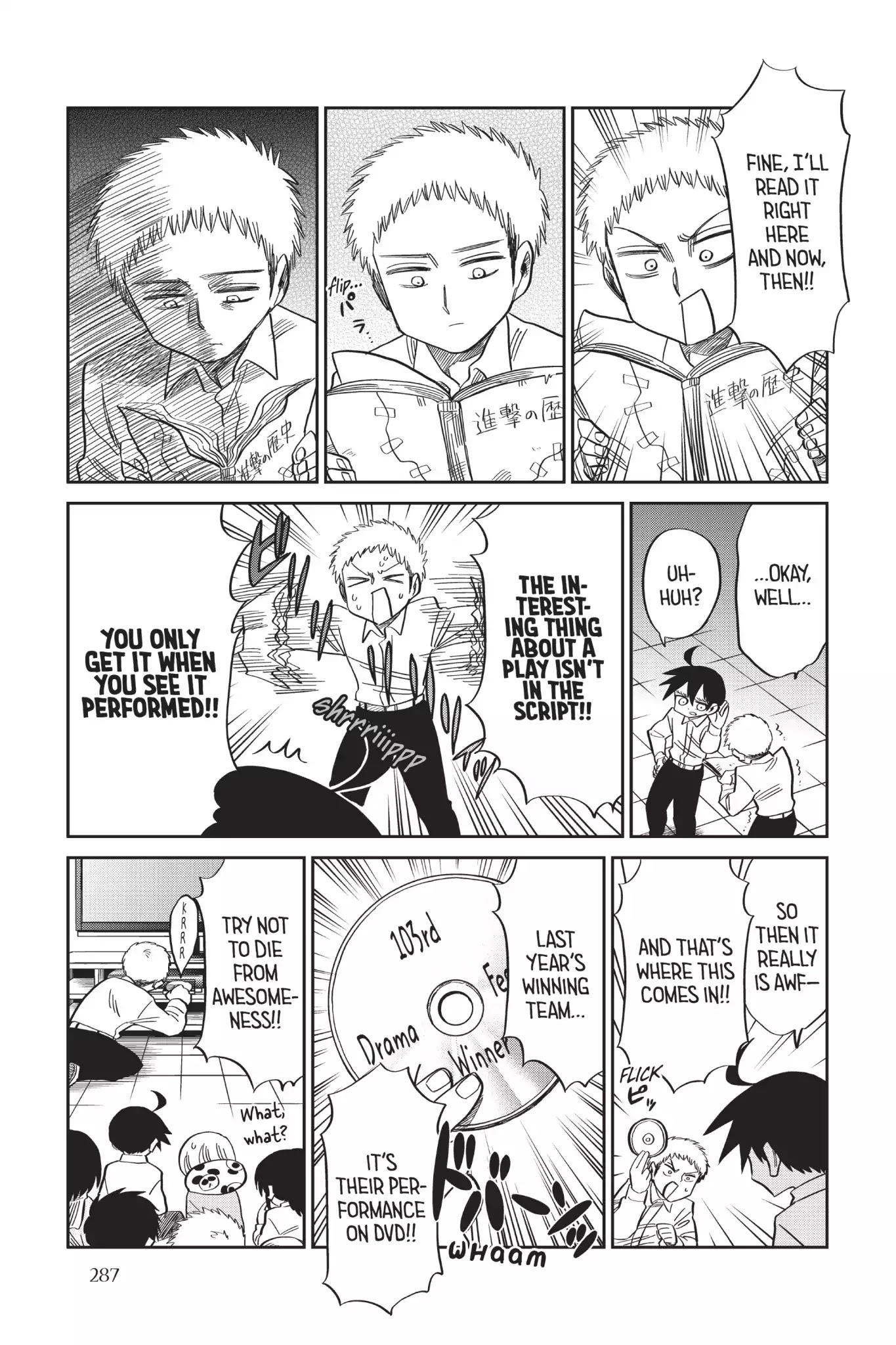 Attack on Titan: Junior High Chapter 58 page 9 - Chapter 58: Vol.4 58th Period: Event-Rich Junior High
