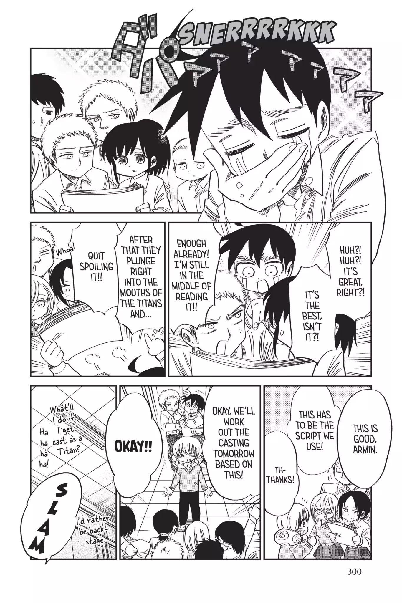 Attack on Titan: Junior High Chapter 59 page 6 - Chapter 59: Vol.4 59th Period: The Show Must Go On