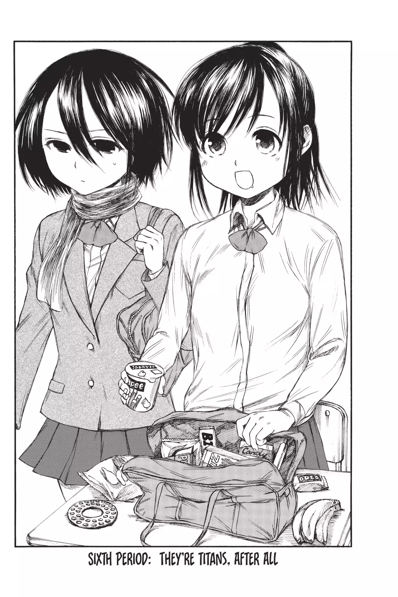 Attack on Titan: Junior High Chapter 6 page 2 - Chapter 6: Vol.1 6th Period: They're Titans, After All