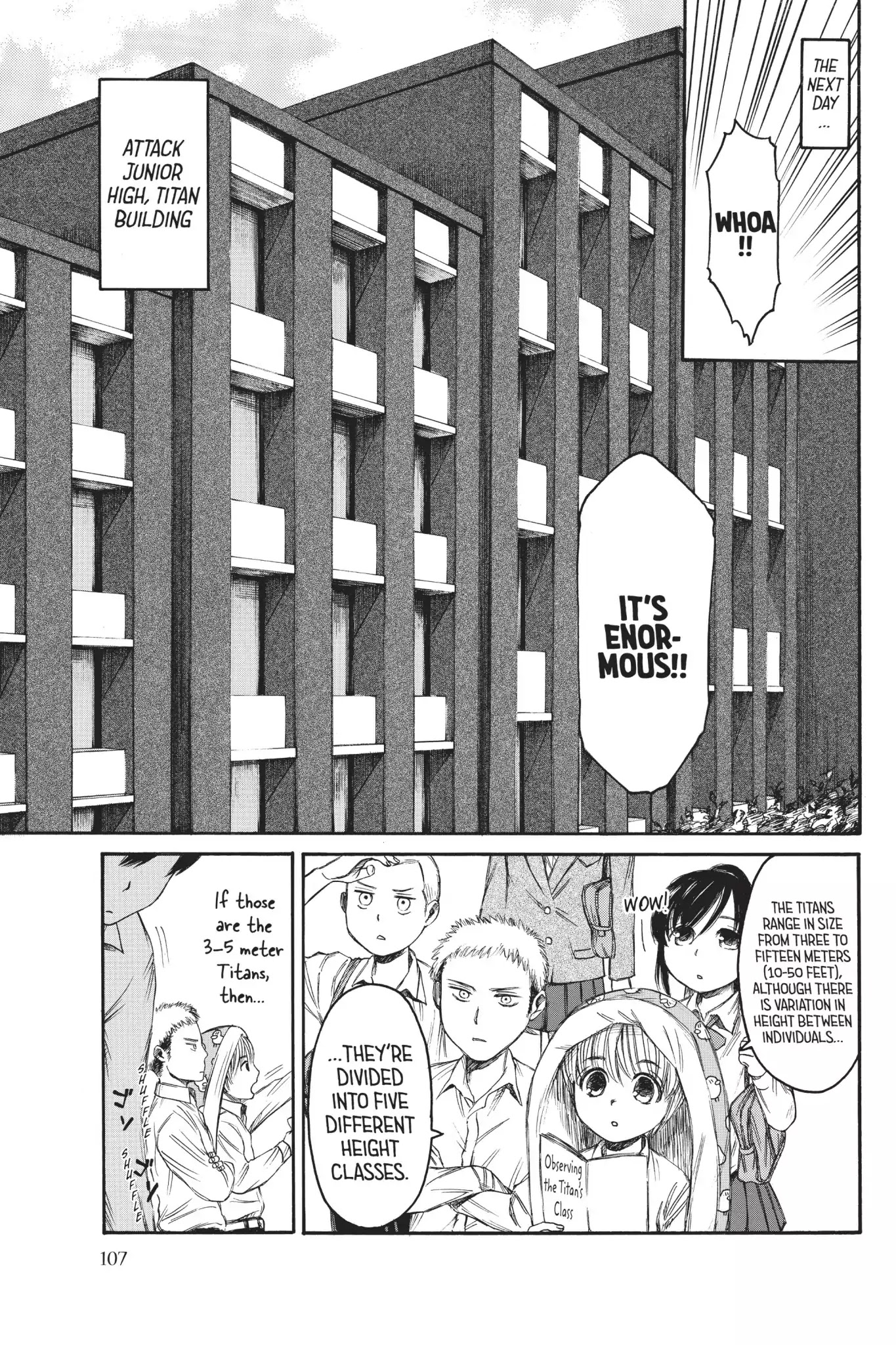Attack on Titan: Junior High Chapter 6 page 3 - Chapter 6: Vol.1 6th Period: They're Titans, After All