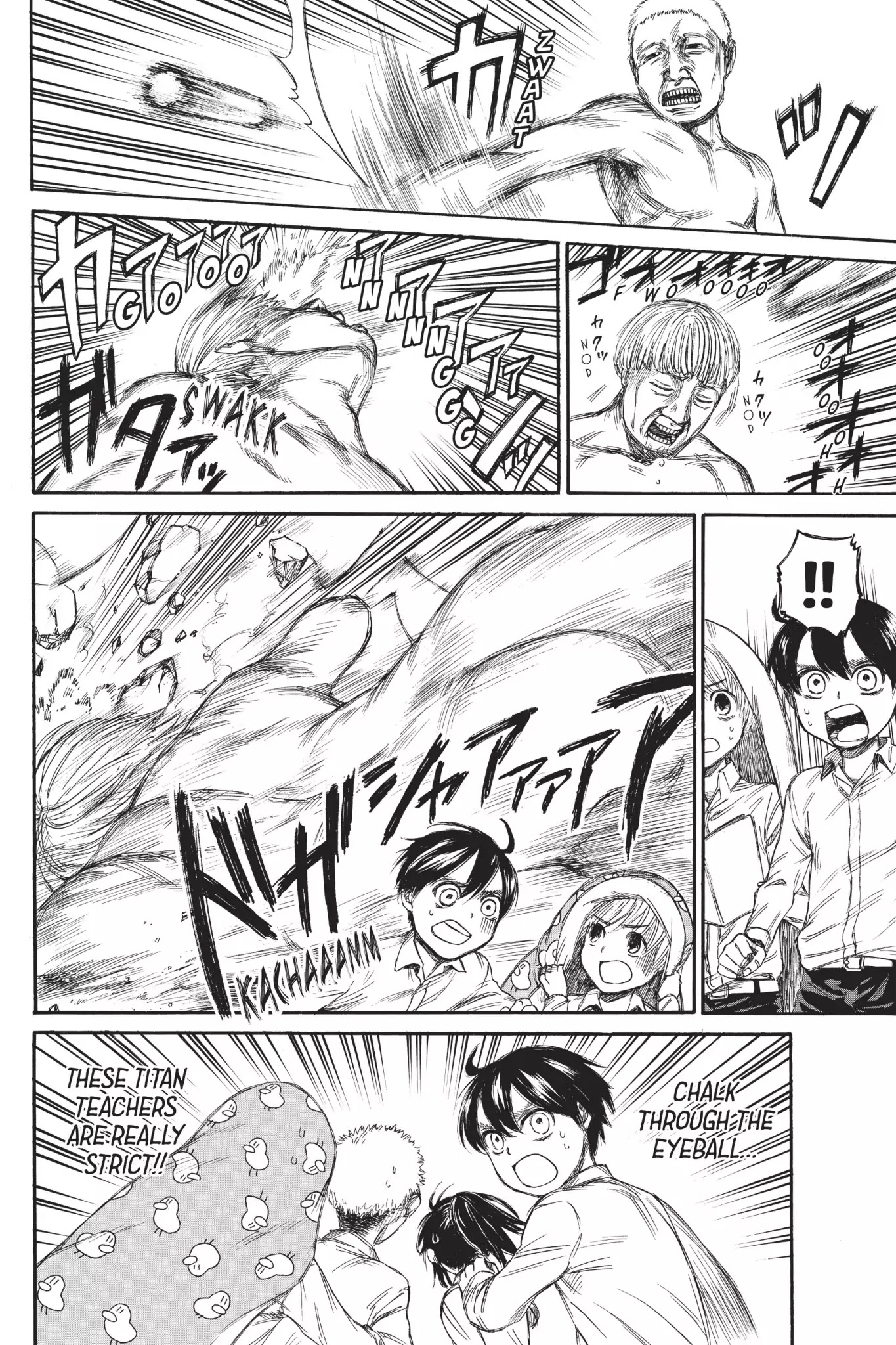 Attack on Titan: Junior High Chapter 6 page 8 - Chapter 6: Vol.1 6th Period: They're Titans, After All