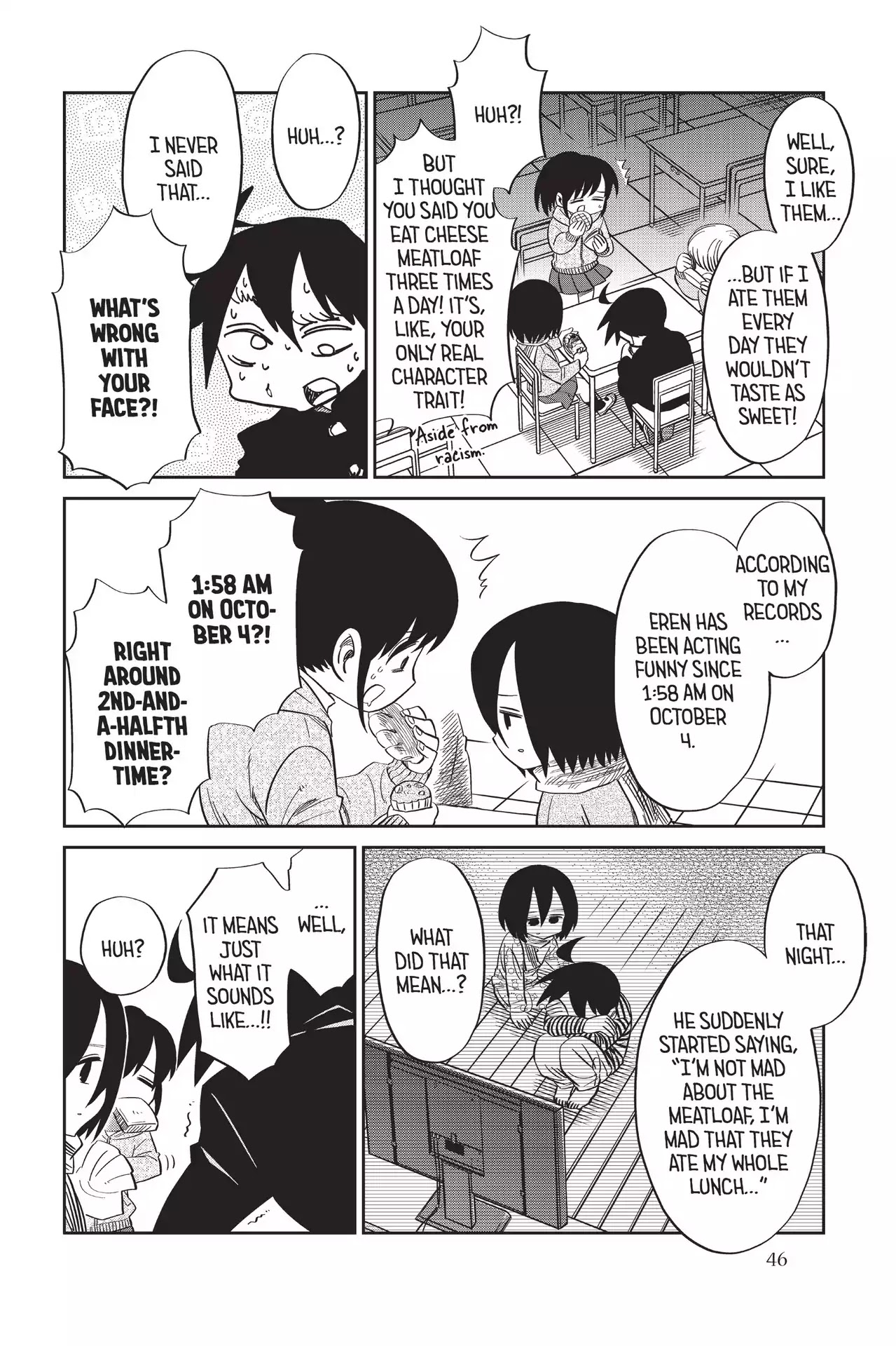 Attack on Titan: Junior High Chapter 61.5 page 2 - Vol.5 Extra Story: It's Only Puberty