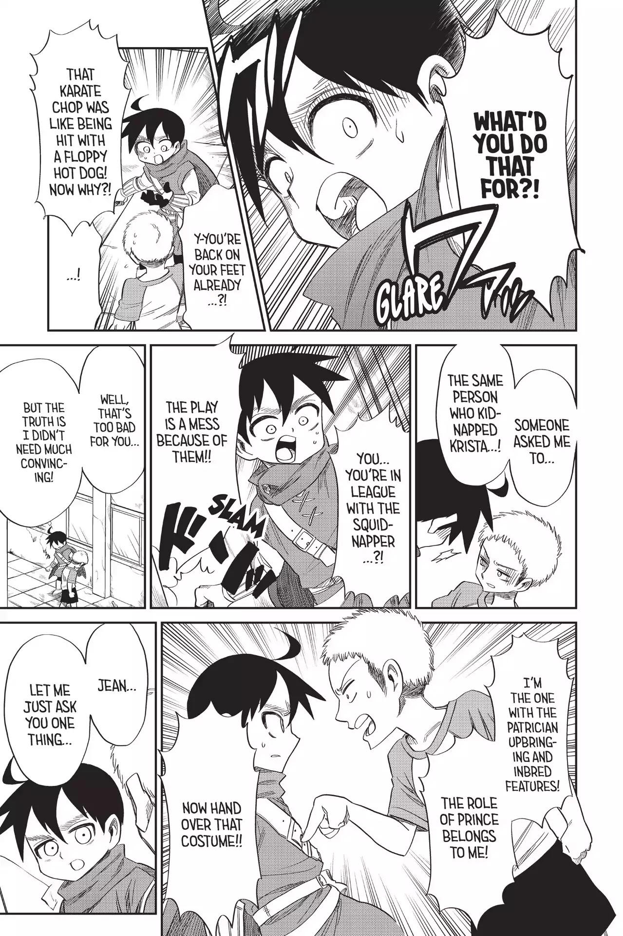 Attack on Titan: Junior High Chapter 61 page 11 - Chapter 61: Vol.5 61th Period: So What If the Princess Is Bulky?