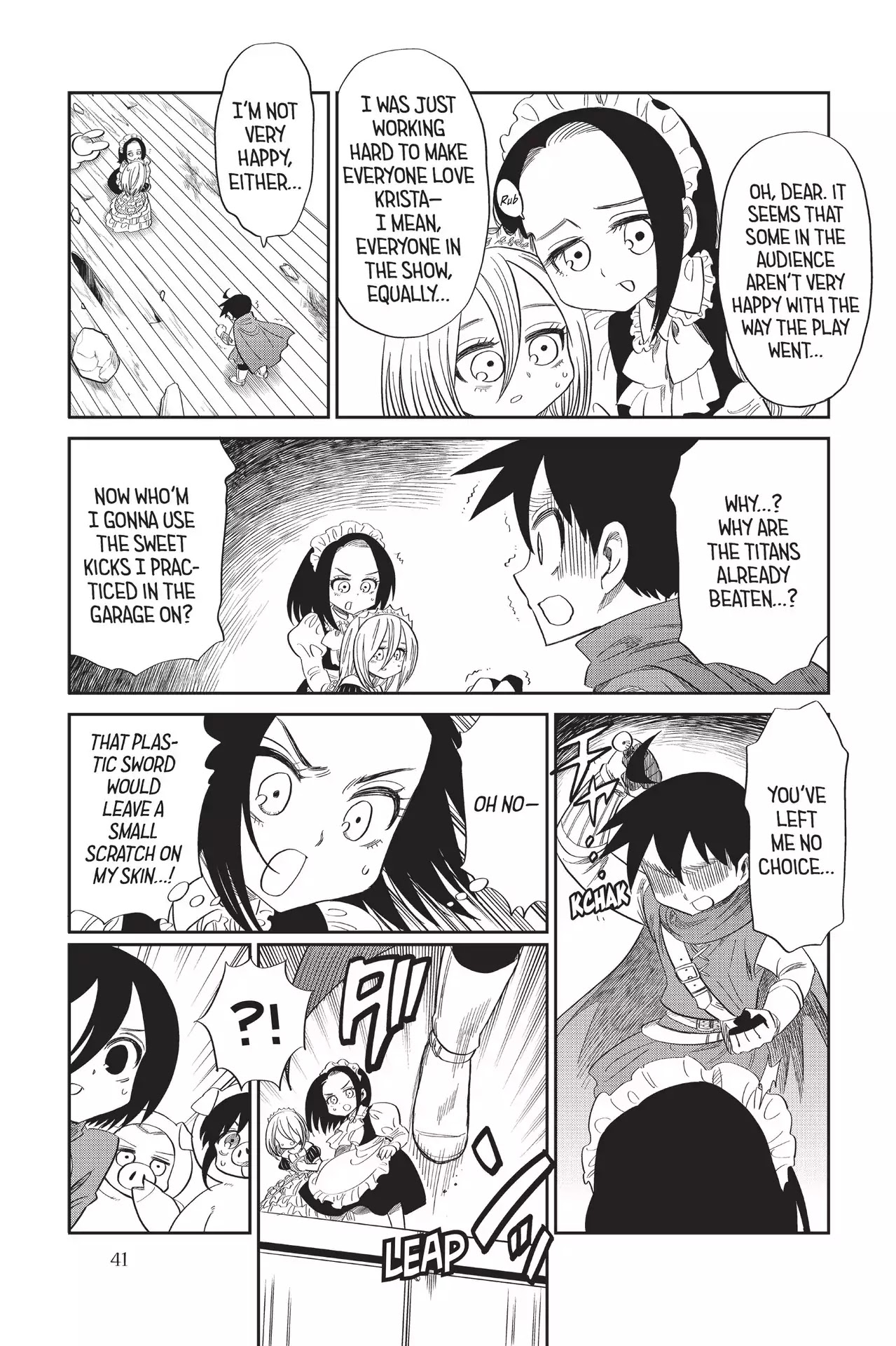 Attack on Titan: Junior High Chapter 61 page 19 - Chapter 61: Vol.5 61th Period: So What If the Princess Is Bulky?