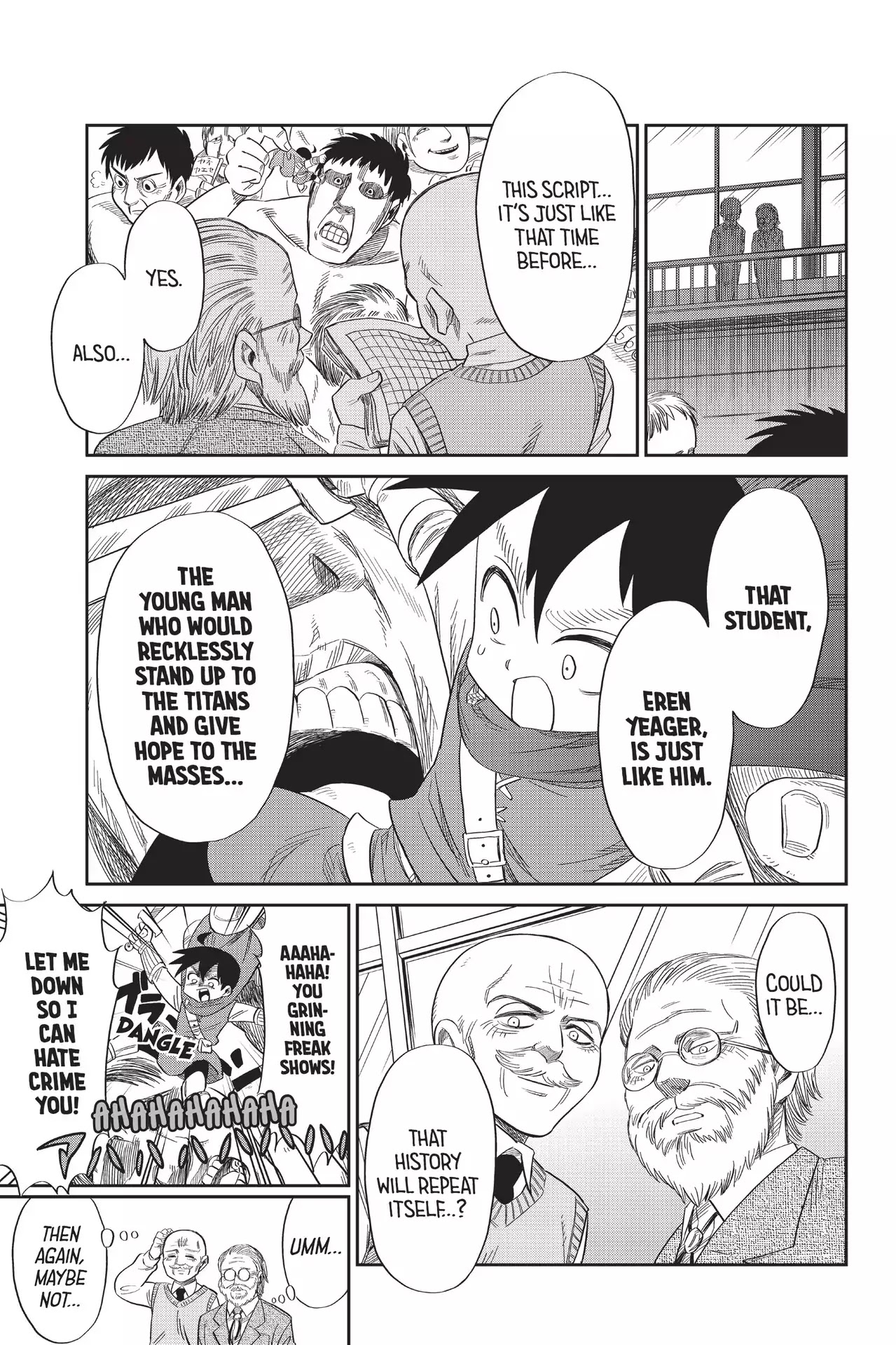 Attack on Titan: Junior High Chapter 61 page 21 - Chapter 61: Vol.5 61th Period: So What If the Princess Is Bulky?