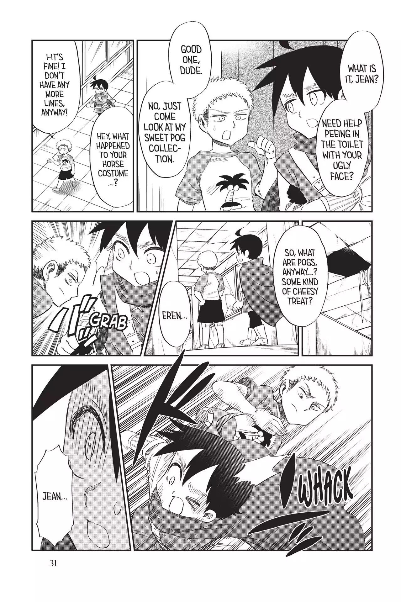 Attack on Titan: Junior High Chapter 61 page 9 - Chapter 61: Vol.5 61th Period: So What If the Princess Is Bulky?