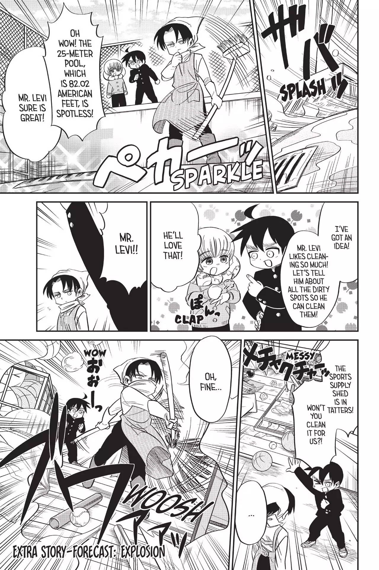 Attack on Titan: Junior High Chapter 62.5 page 1 - Vol.5 Extra Story: Forecast: Explosion