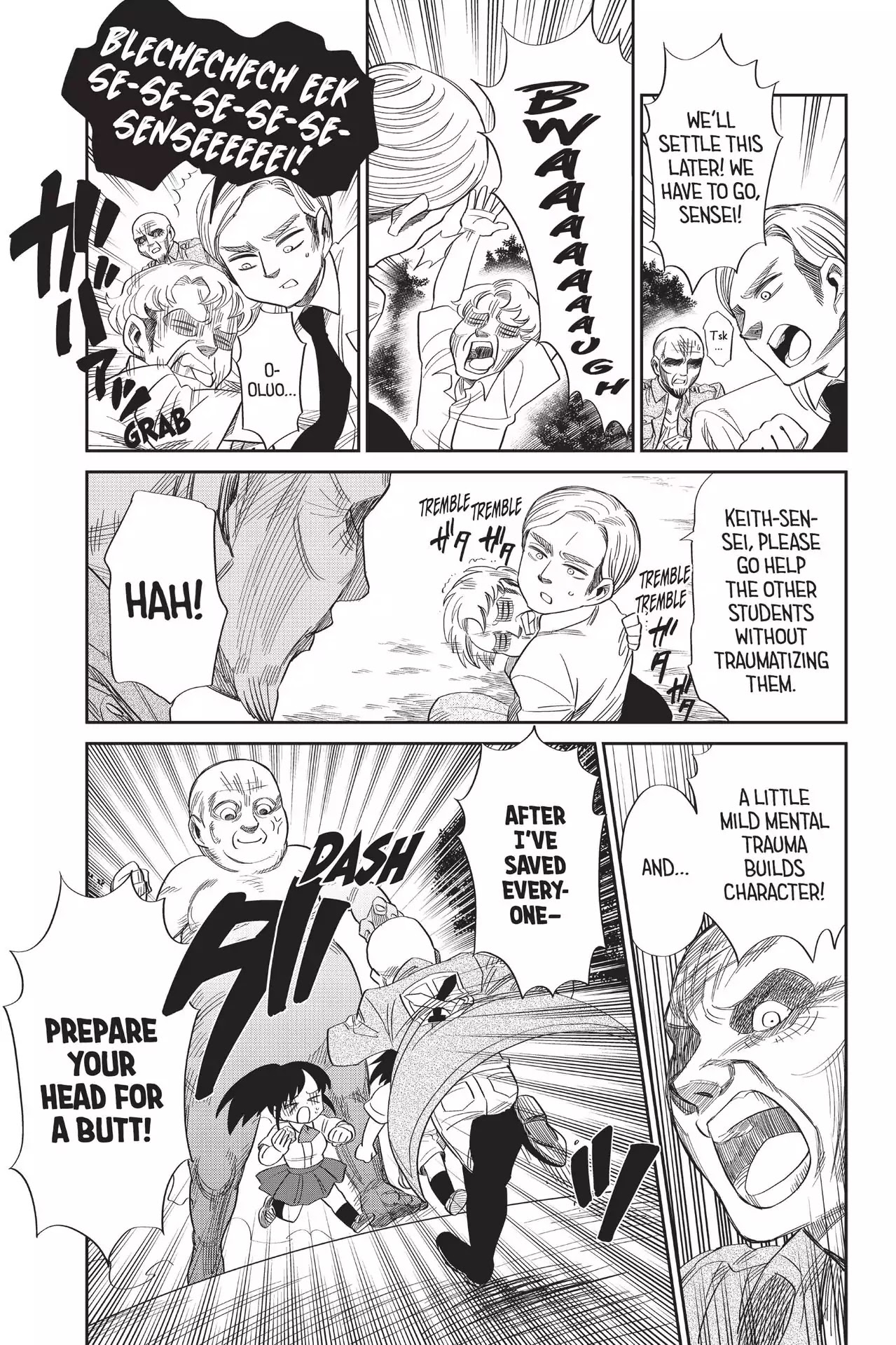 Attack on Titan: Junior High Chapter 62 page 19 - Chapter 62: Vol.5 62th Period: Stress Is The Cause Of Countless Ills