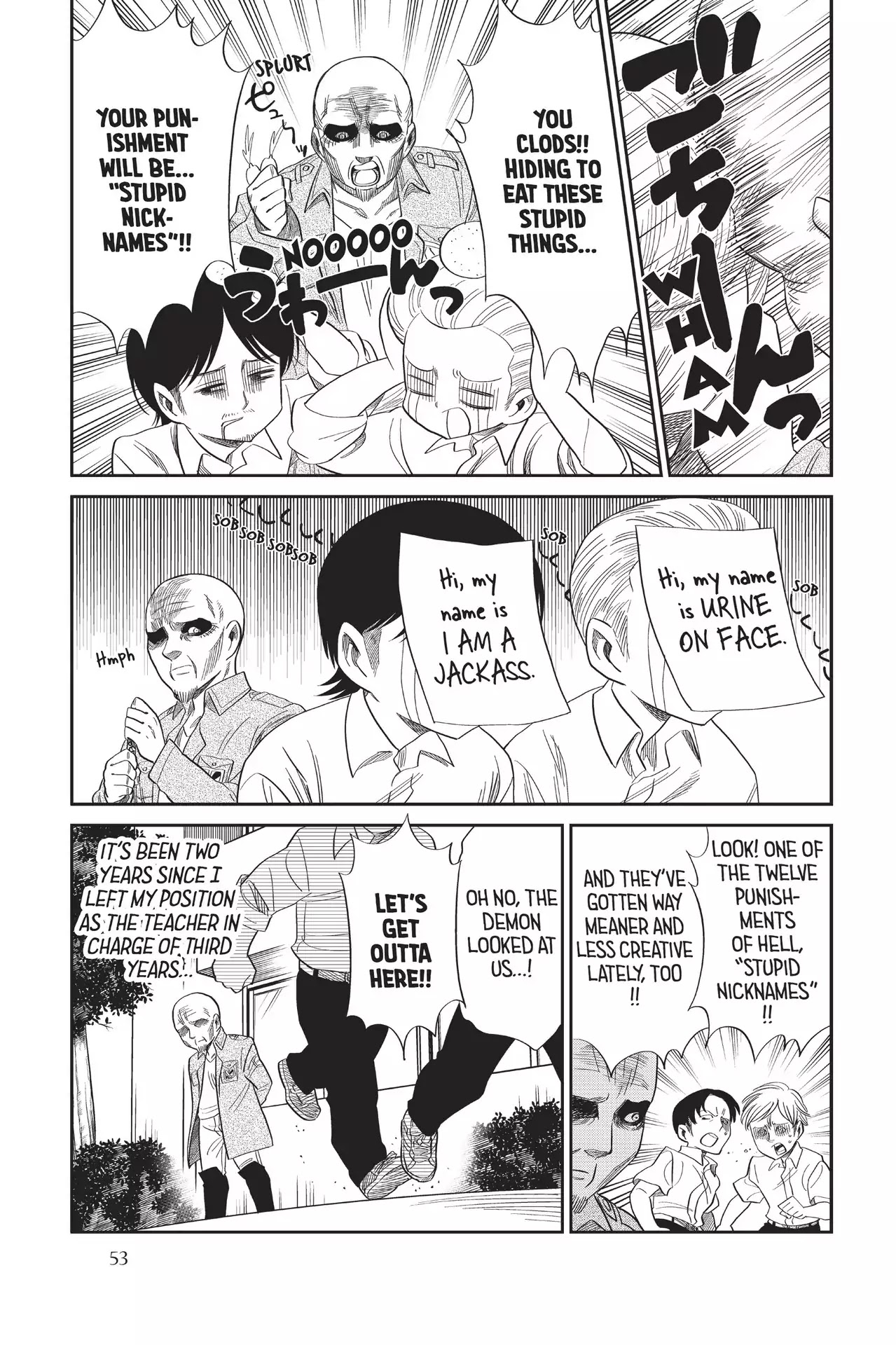 Attack on Titan: Junior High Chapter 62 page 5 - Chapter 62: Vol.5 62th Period: Stress Is The Cause Of Countless Ills