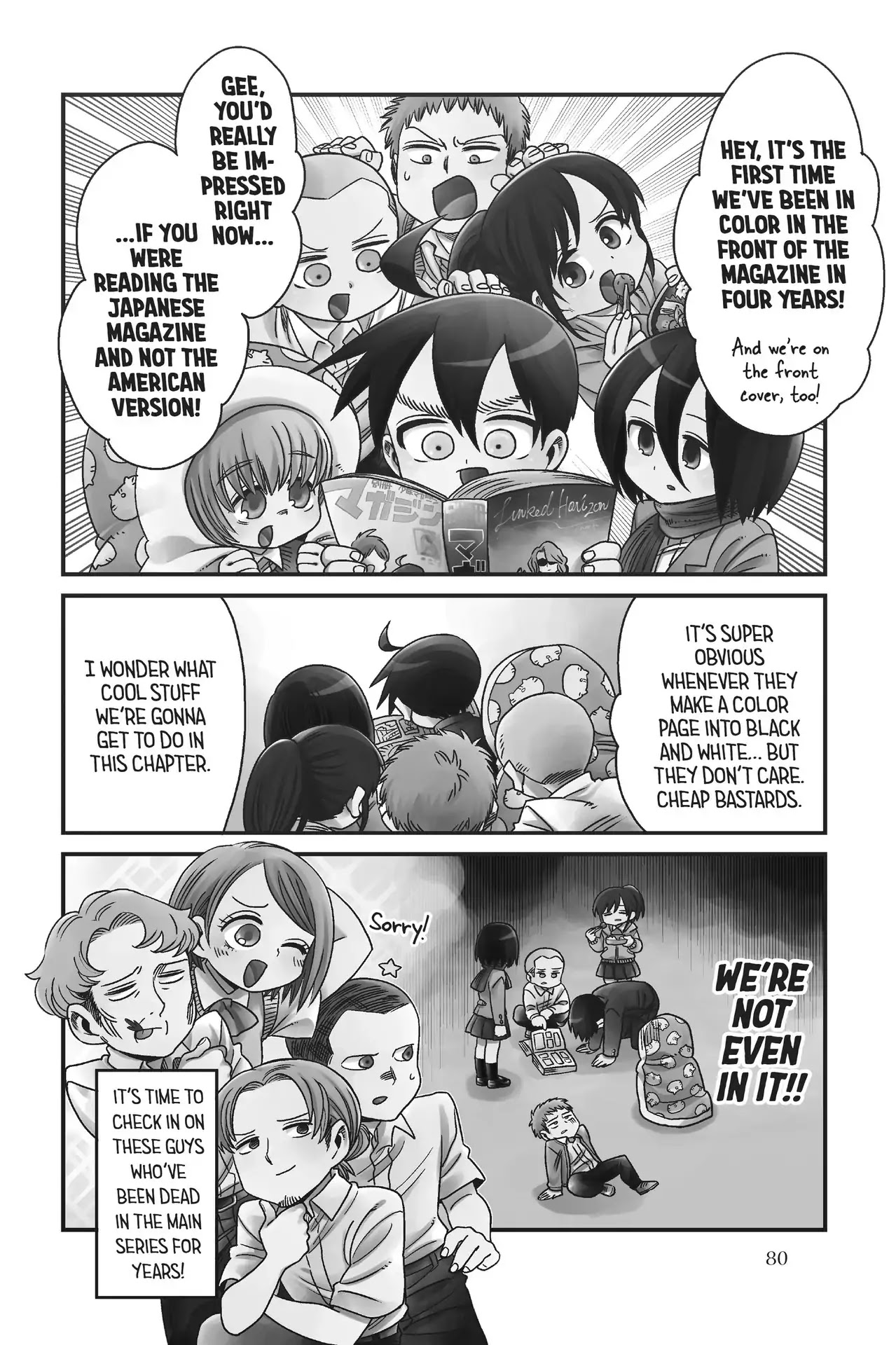 Attack on Titan: Junior High Chapter 63 page 2 - Chapter 63: Vol.5 63th Period: On A Rainy Day, Play With Your Friends