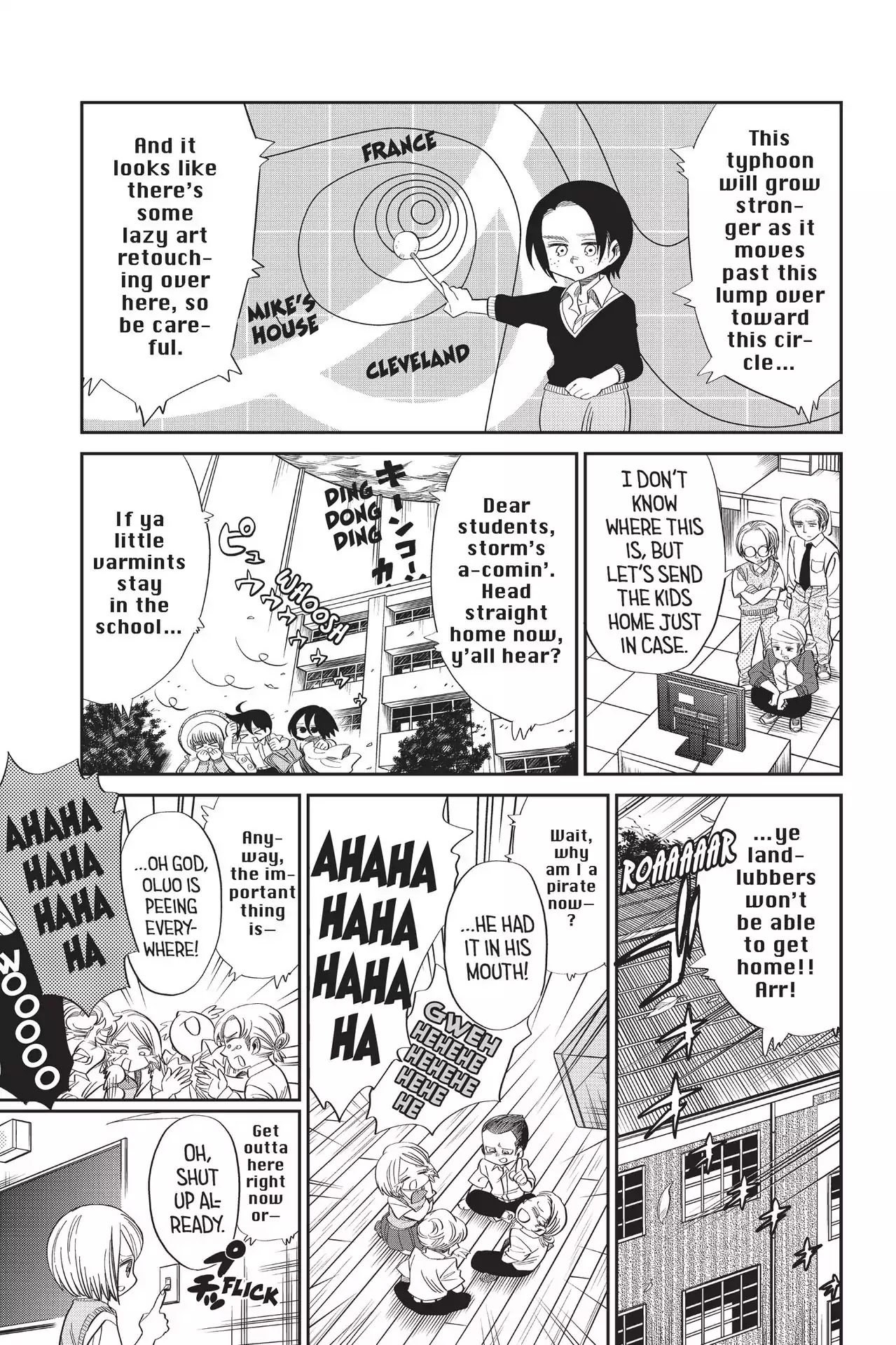 Attack on Titan: Junior High Chapter 63 page 3 - Chapter 63: Vol.5 63th Period: On A Rainy Day, Play With Your Friends