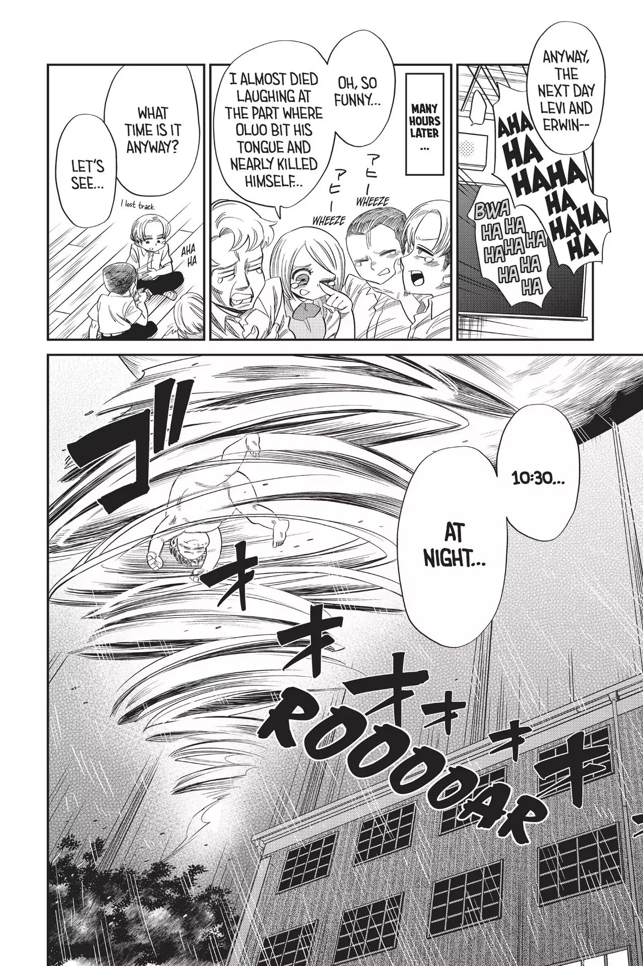 Attack on Titan: Junior High Chapter 63 page 4 - Chapter 63: Vol.5 63th Period: On A Rainy Day, Play With Your Friends