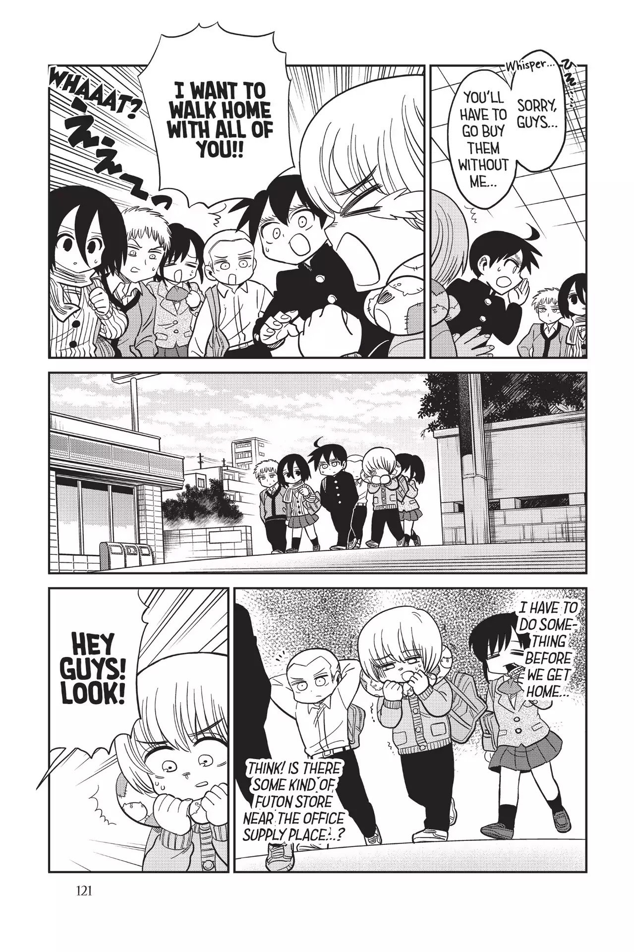Attack on Titan: Junior High Chapter 64 page 15 - Chapter 64: Vol.5 64th Period: A Boy And His Erasers