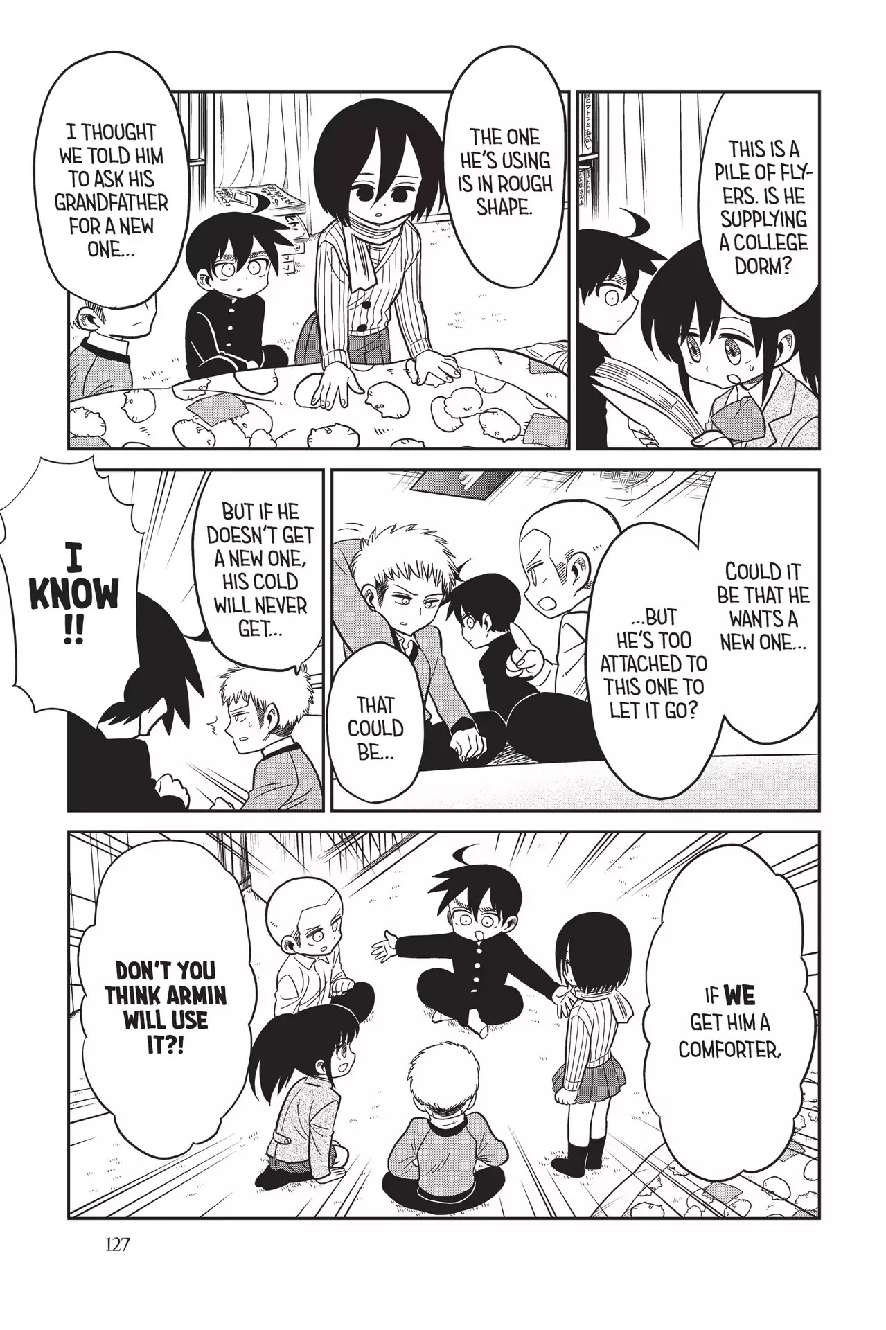 Attack on Titan: Junior High Chapter 64 page 21 - Chapter 64: Vol.5 64th Period: A Boy And His Erasers