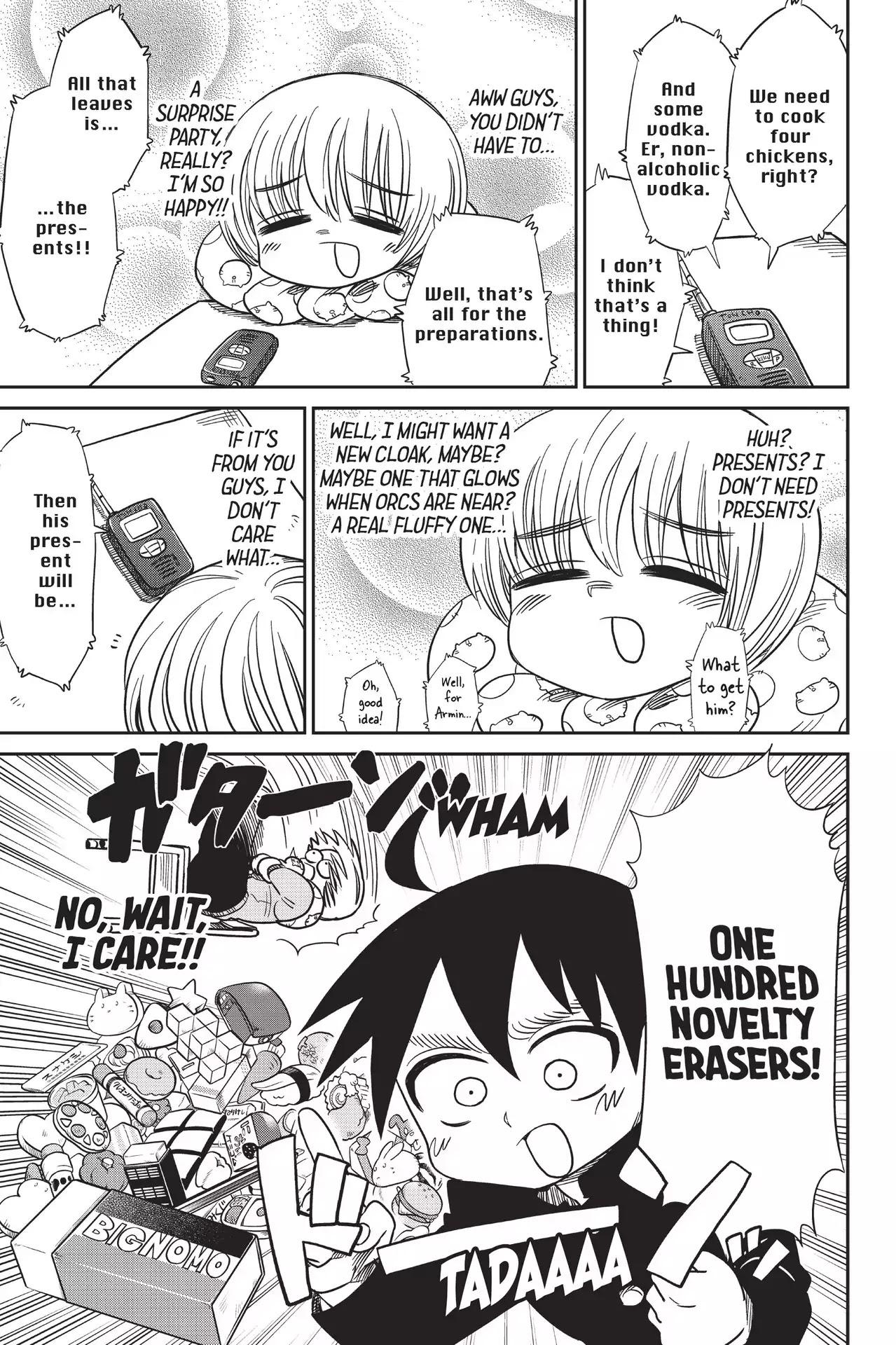 Attack on Titan: Junior High Chapter 64 page 3 - Chapter 64: Vol.5 64th Period: A Boy And His Erasers
