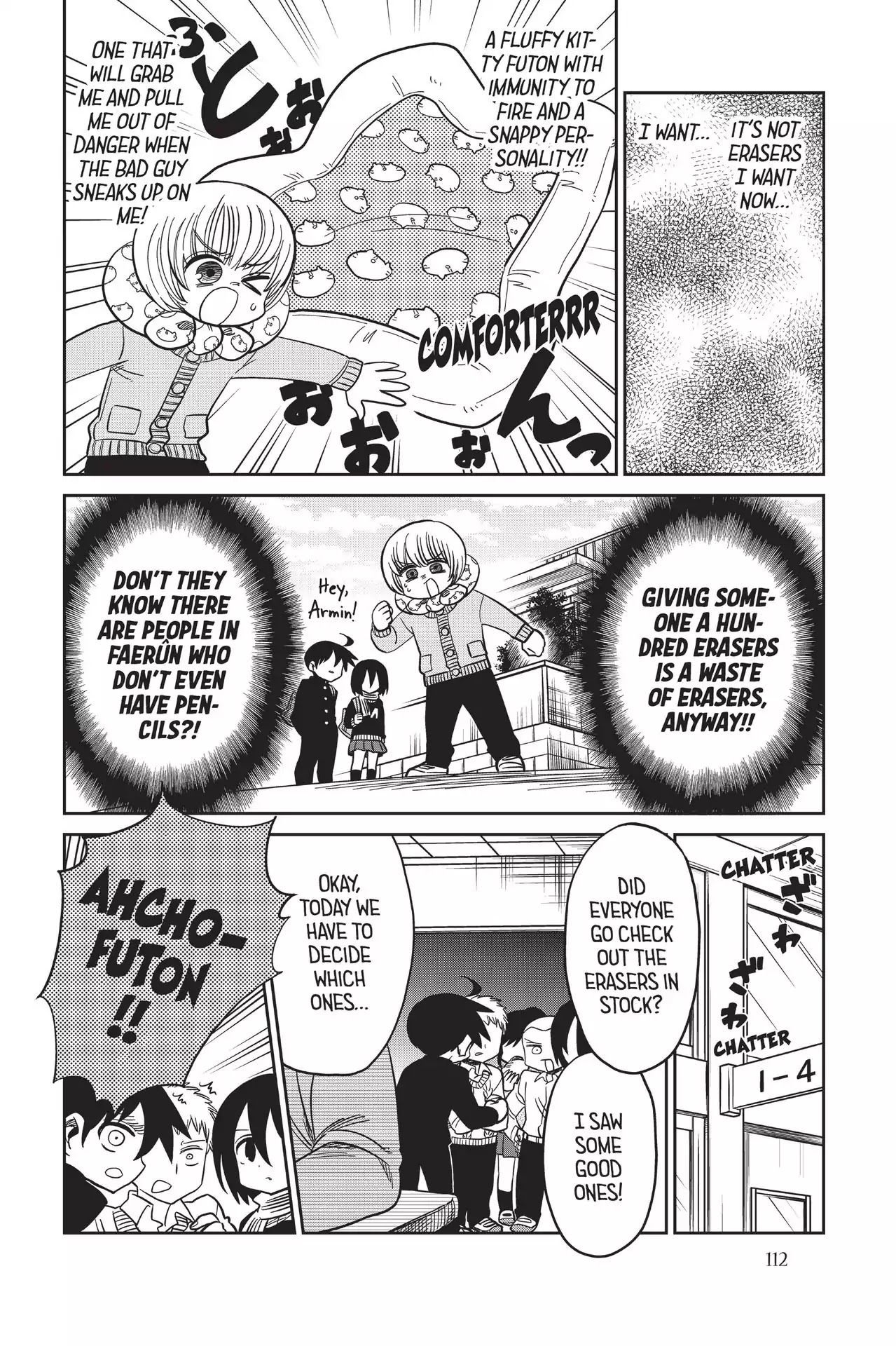 Attack on Titan: Junior High Chapter 64 page 6 - Chapter 64: Vol.5 64th Period: A Boy And His Erasers