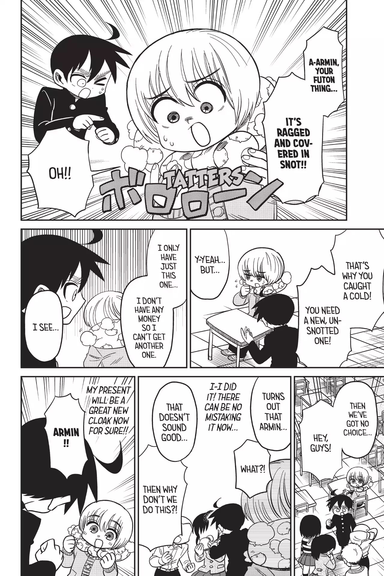 Attack on Titan: Junior High Chapter 64 page 8 - Chapter 64: Vol.5 64th Period: A Boy And His Erasers