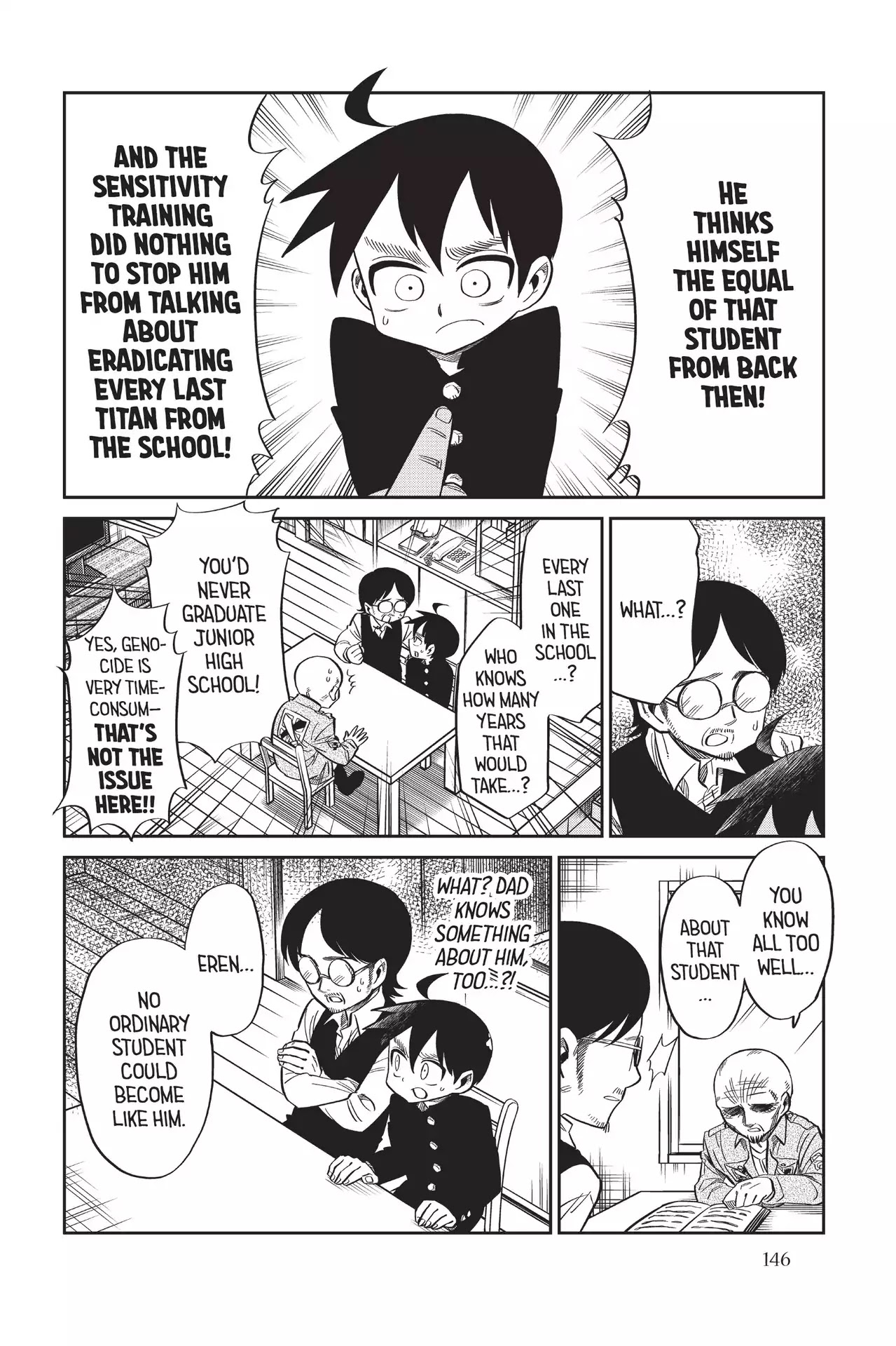 Attack on Titan: Junior High Chapter 65 page 12 - Chapter 65: Vol.5 65th Period: History Repeats Itself