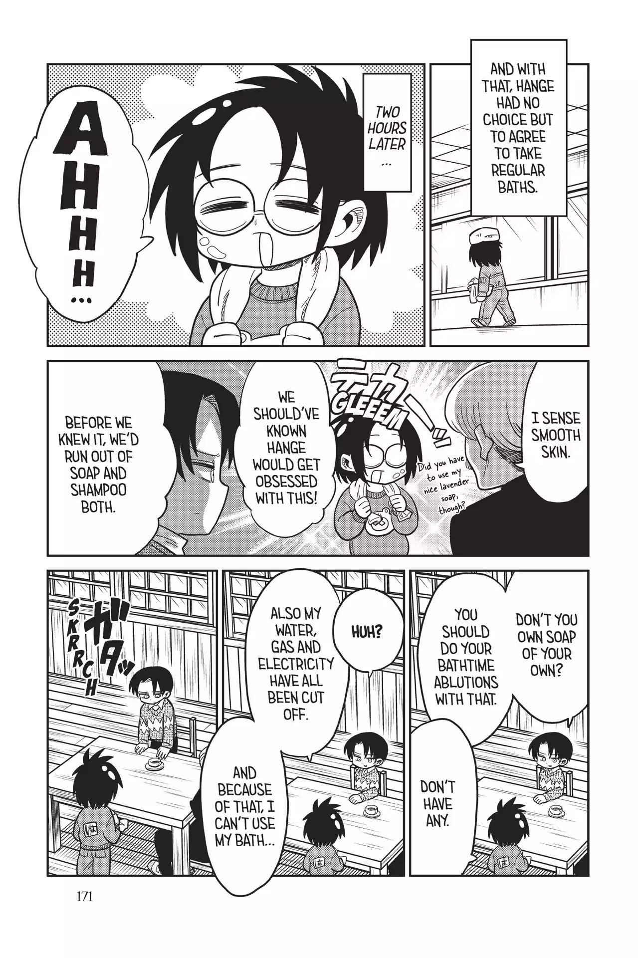Attack on Titan: Junior High Chapter 66 page 11 - Chapter 66: Vol.5 66th Period: My Classmate Smells Sweet