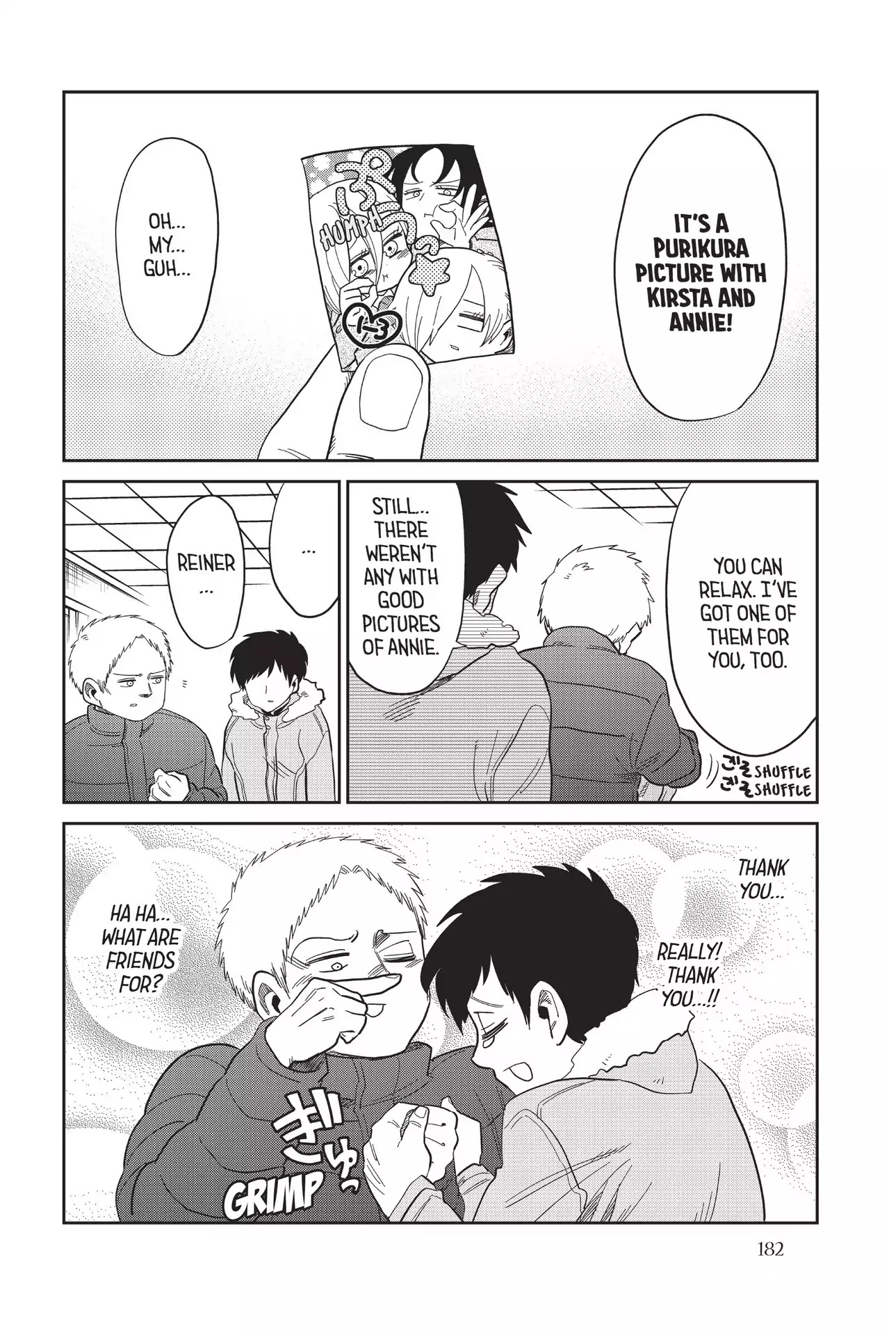 Attack on Titan: Junior High Chapter 68 page 2 - Chapter 68: Vol.5 68th Period: Friends Always Share