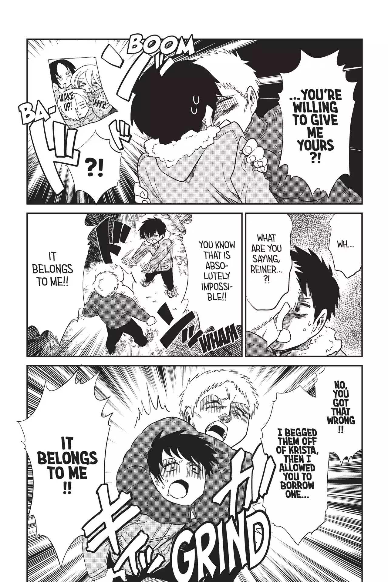 Attack on Titan: Junior High Chapter 68 page 7 - Chapter 68: Vol.5 68th Period: Friends Always Share