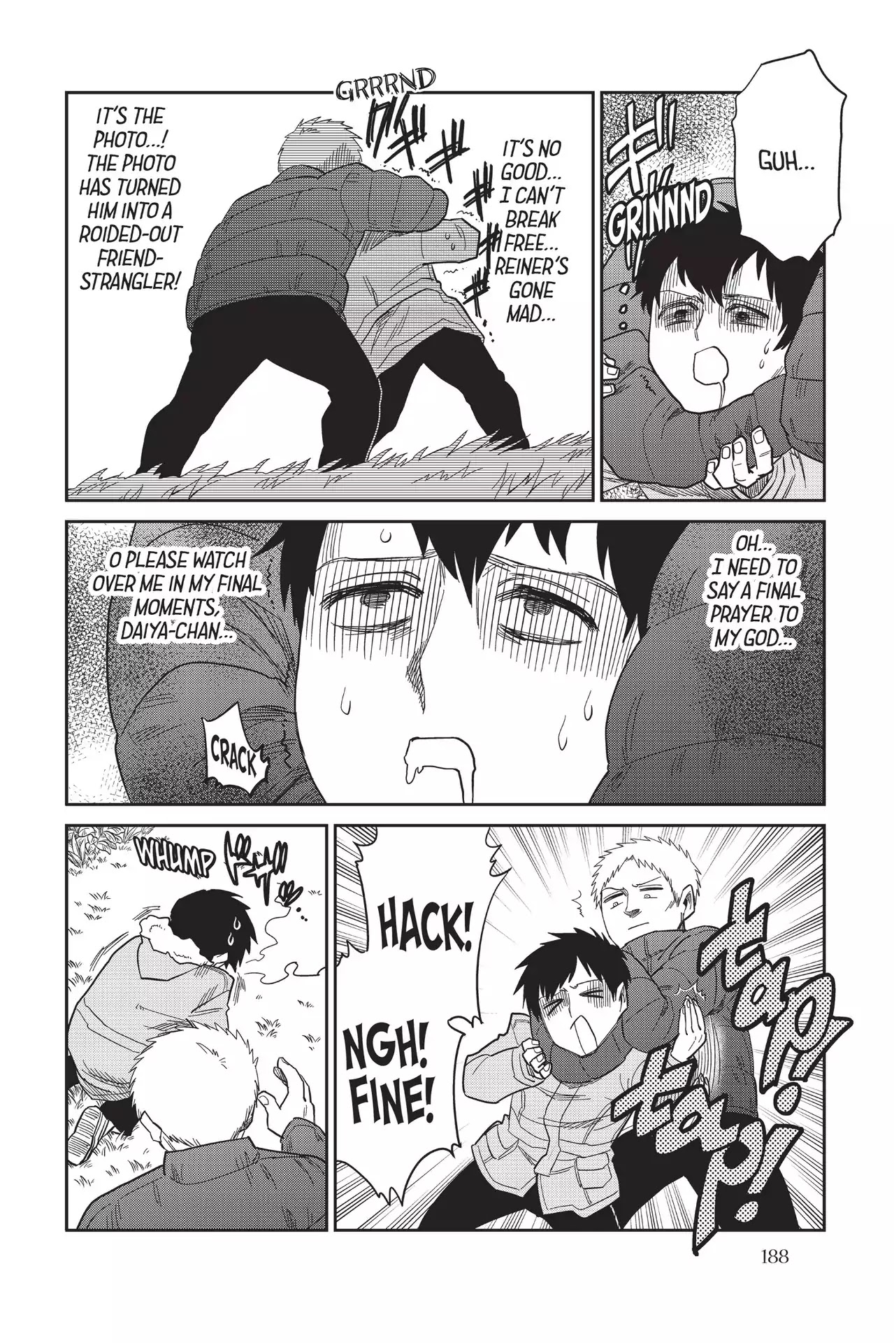 Attack on Titan: Junior High Chapter 68 page 8 - Chapter 68: Vol.5 68th Period: Friends Always Share