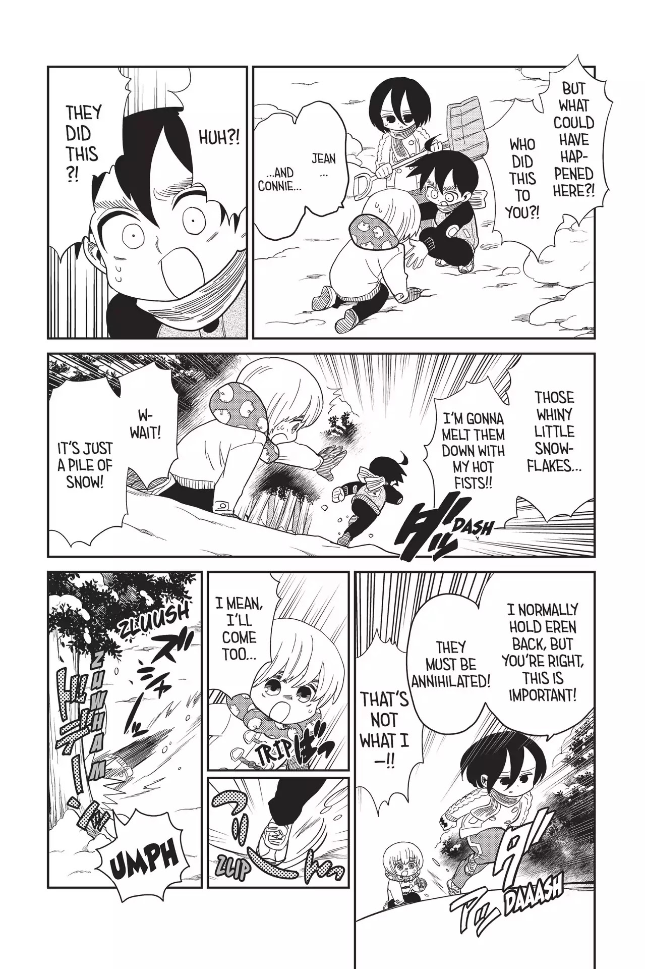 Attack on Titan: Junior High Chapter 69 page 10 - Chapter 69: Vol.5 69th Period: Let It Snow, Let Them Burn