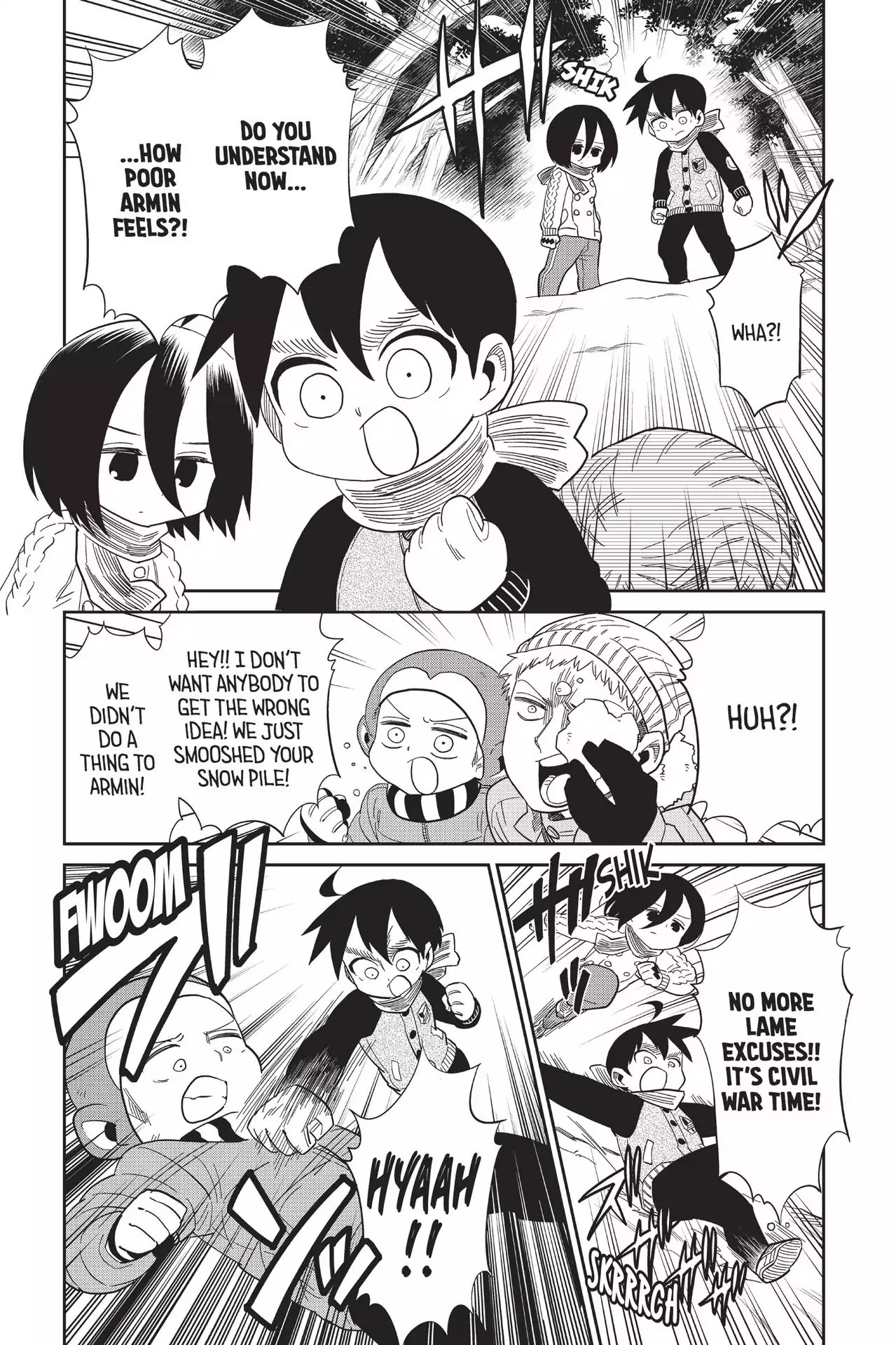Attack on Titan: Junior High Chapter 69 page 12 - Chapter 69: Vol.5 69th Period: Let It Snow, Let Them Burn