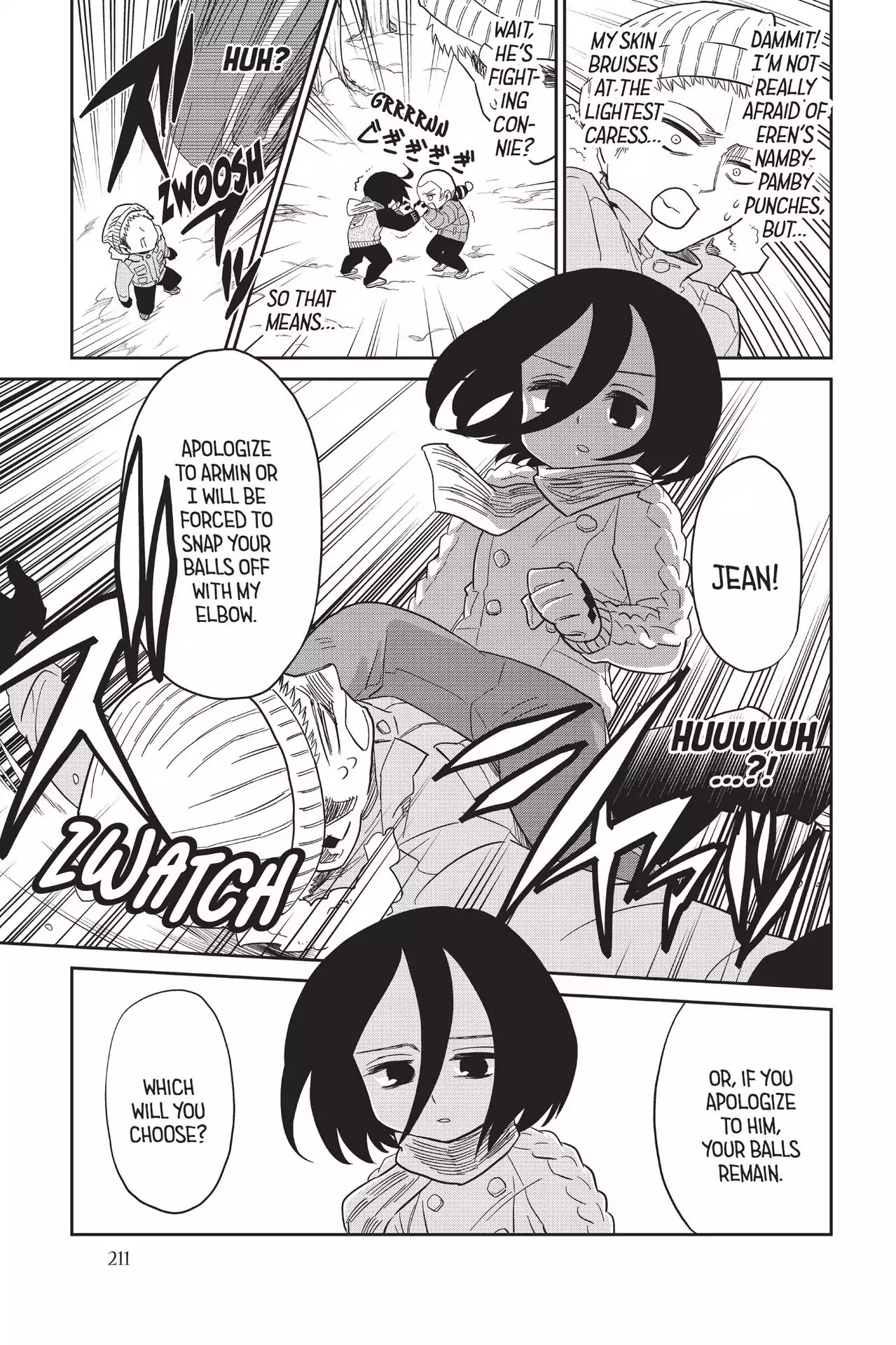 Attack on Titan: Junior High Chapter 69 page 13 - Chapter 69: Vol.5 69th Period: Let It Snow, Let Them Burn