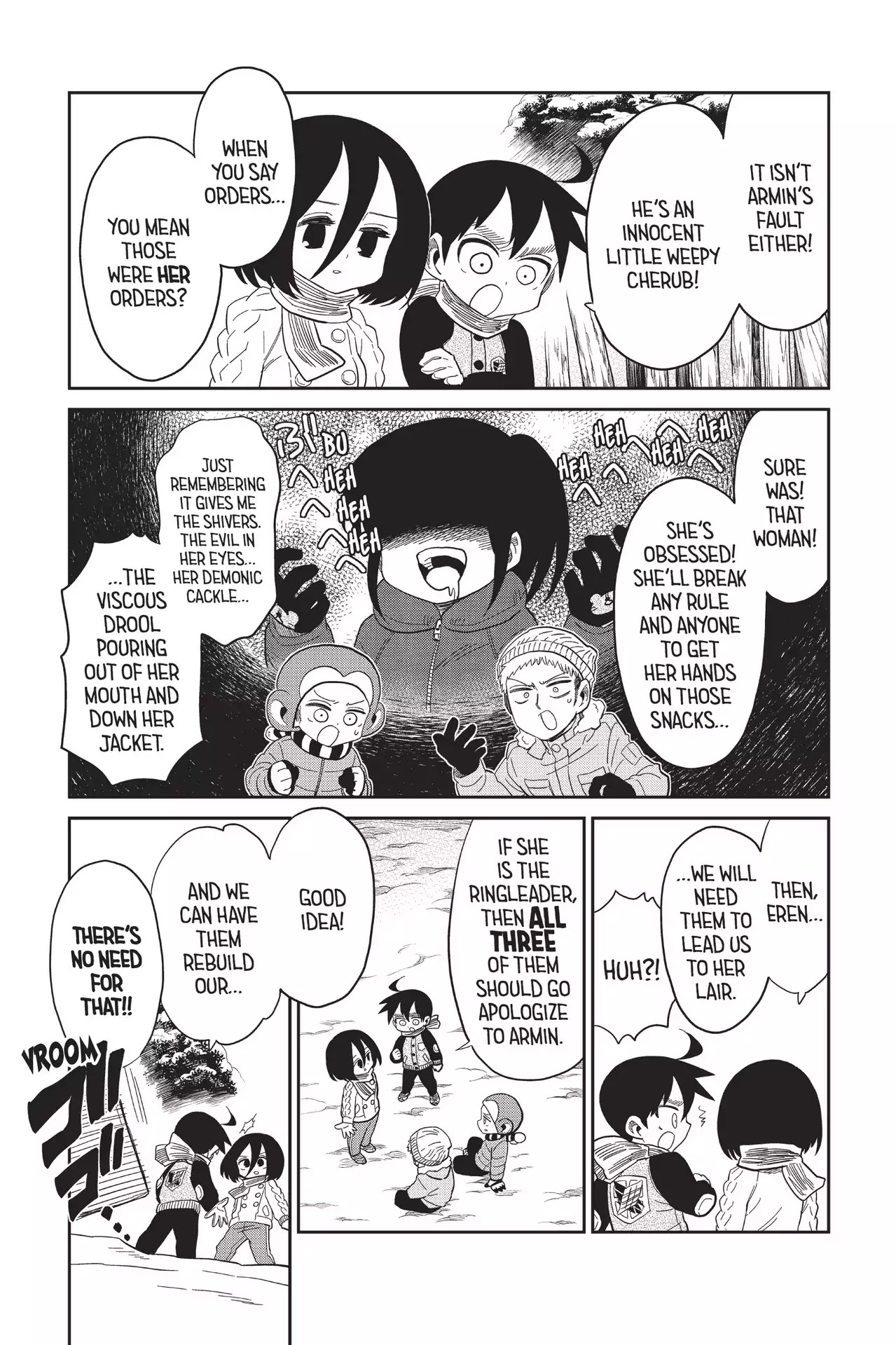 Attack on Titan: Junior High Chapter 69 page 17 - Chapter 69: Vol.5 69th Period: Let It Snow, Let Them Burn