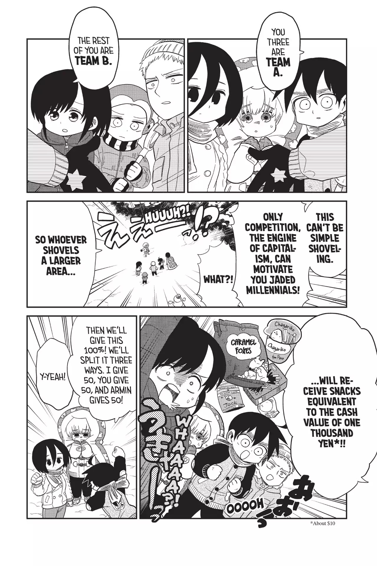 Attack on Titan: Junior High Chapter 69 page 4 - Chapter 69: Vol.5 69th Period: Let It Snow, Let Them Burn