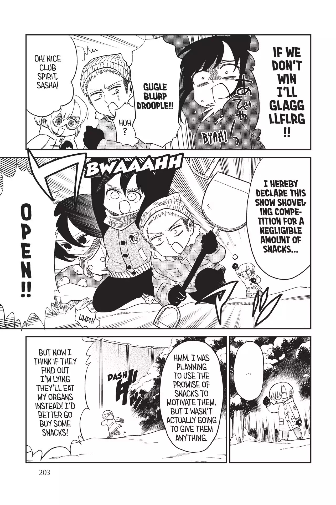 Attack on Titan: Junior High Chapter 69 page 5 - Chapter 69: Vol.5 69th Period: Let It Snow, Let Them Burn