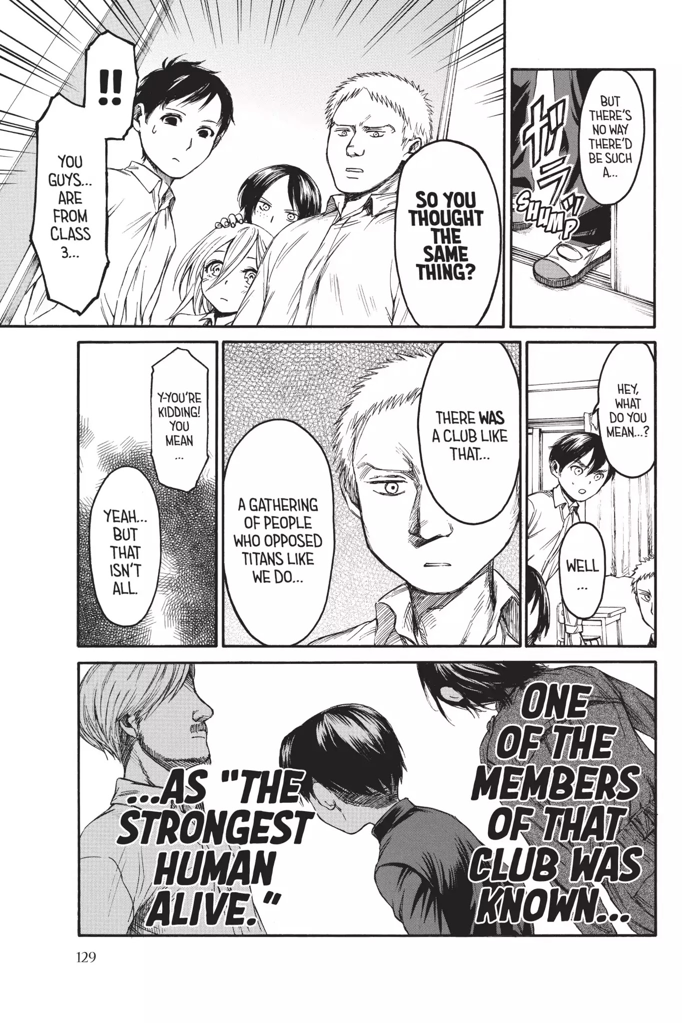 Attack on Titan: Junior High Chapter 7 page 5 - Chapter 7: Vol.1 7th Period: A Whiff Of Something Interesting