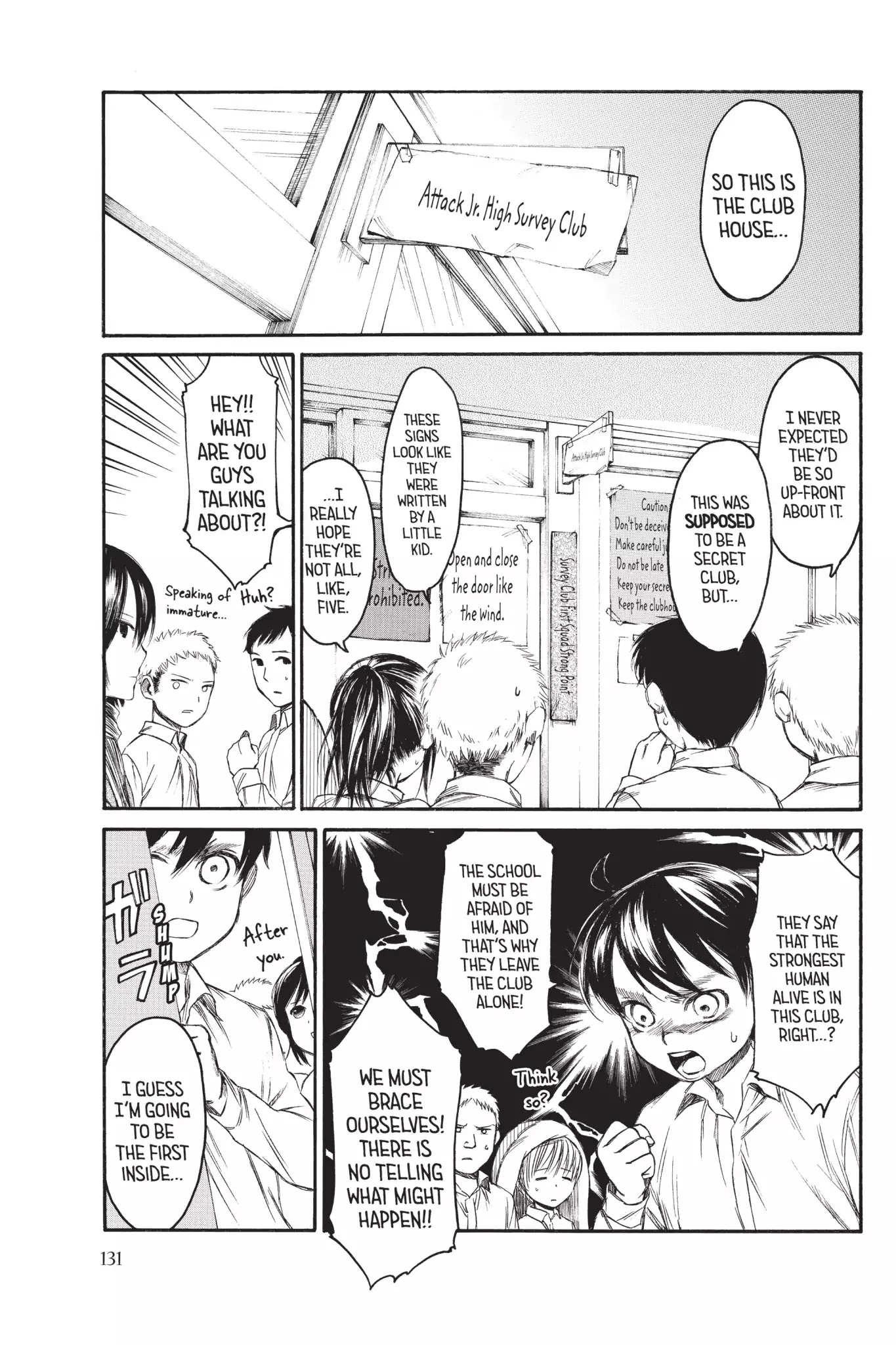 Attack on Titan: Junior High Chapter 7 page 7 - Chapter 7: Vol.1 7th Period: A Whiff Of Something Interesting