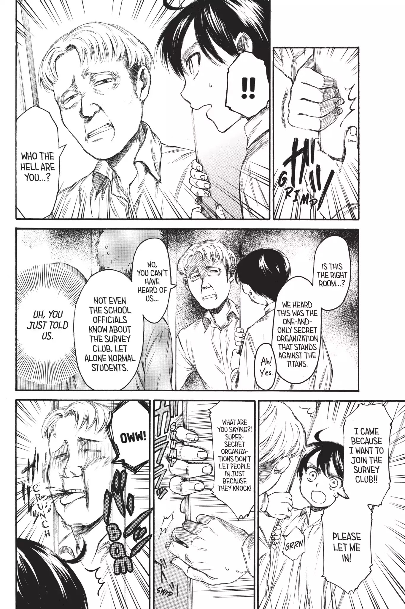 Attack on Titan: Junior High Chapter 7 page 8 - Chapter 7: Vol.1 7th Period: A Whiff Of Something Interesting