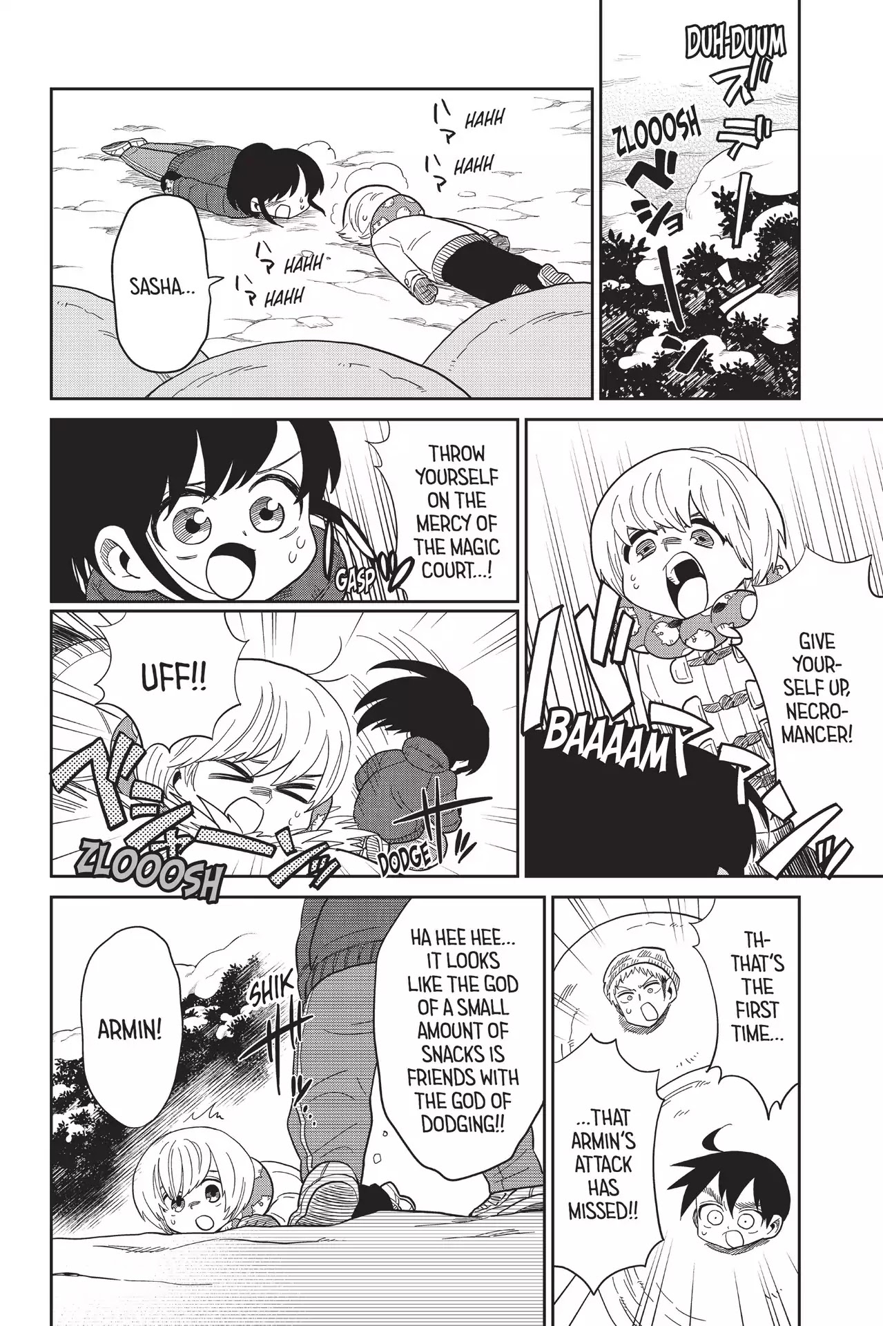 Attack on Titan: Junior High Chapter 70 page 10 - Chapter 70: Vol.5 70th Period: The Snow-Shoveling Fanciers Club