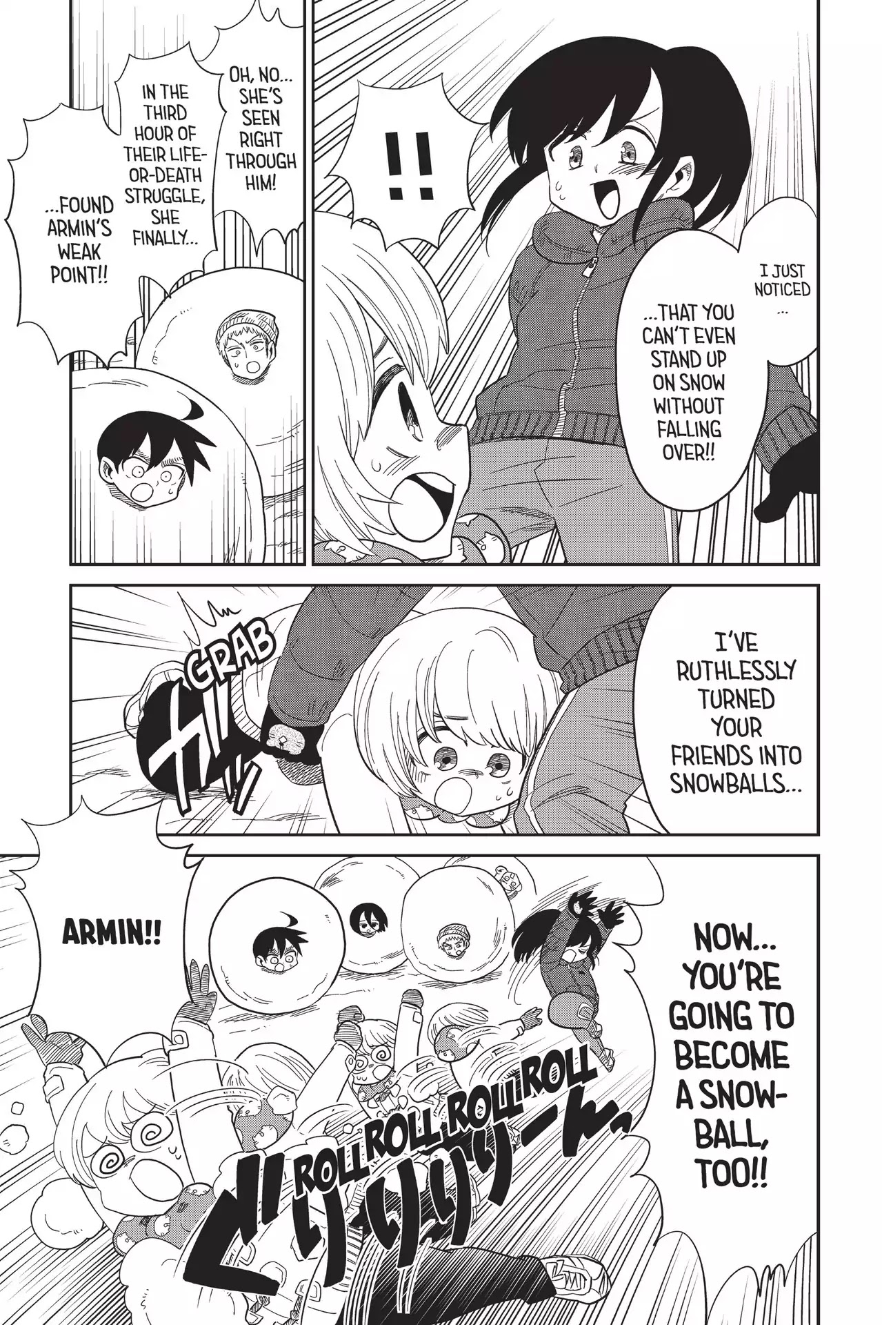 Attack on Titan: Junior High Chapter 70 page 11 - Chapter 70: Vol.5 70th Period: The Snow-Shoveling Fanciers Club