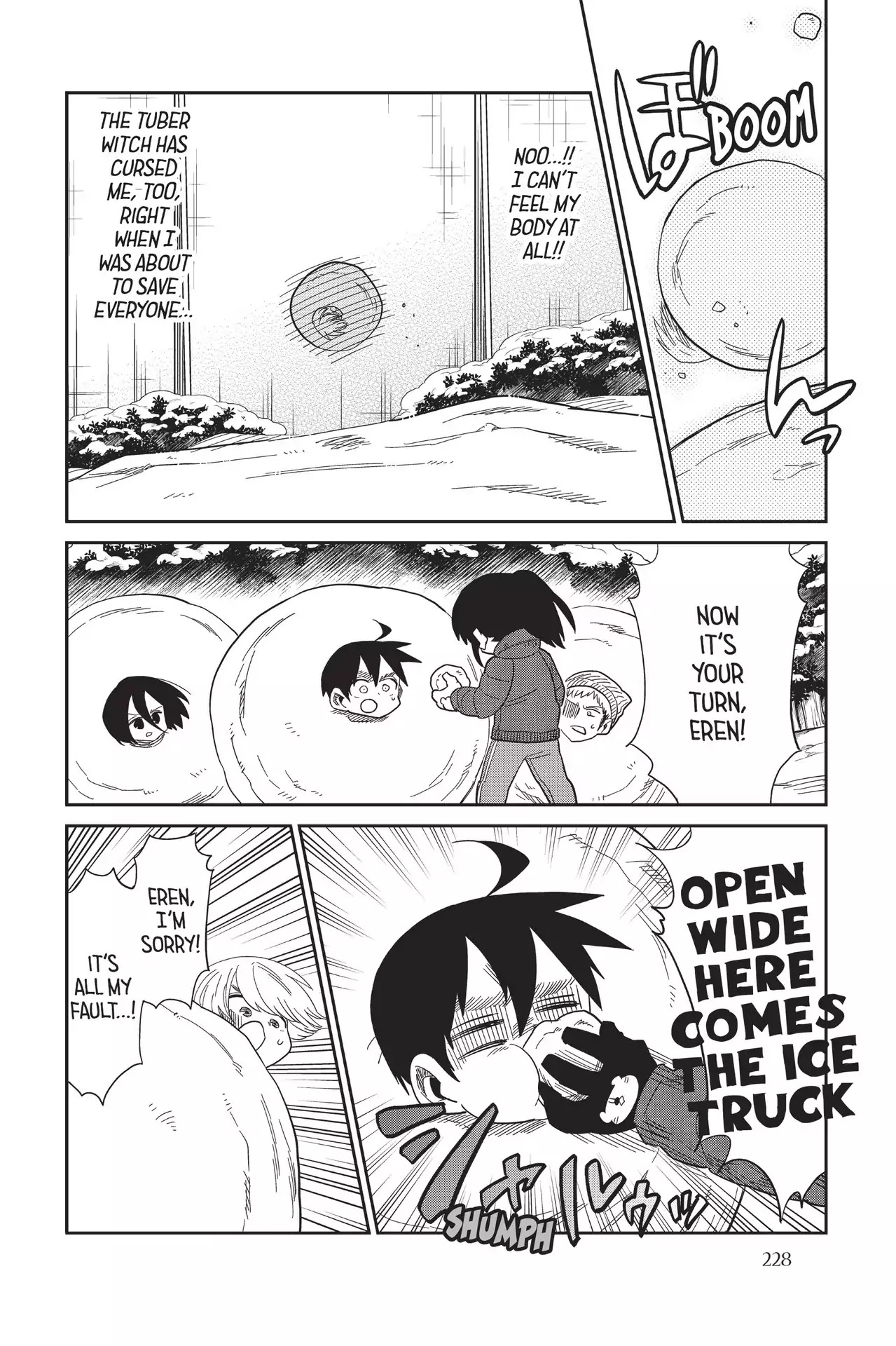 Attack on Titan: Junior High Chapter 70 page 12 - Chapter 70: Vol.5 70th Period: The Snow-Shoveling Fanciers Club