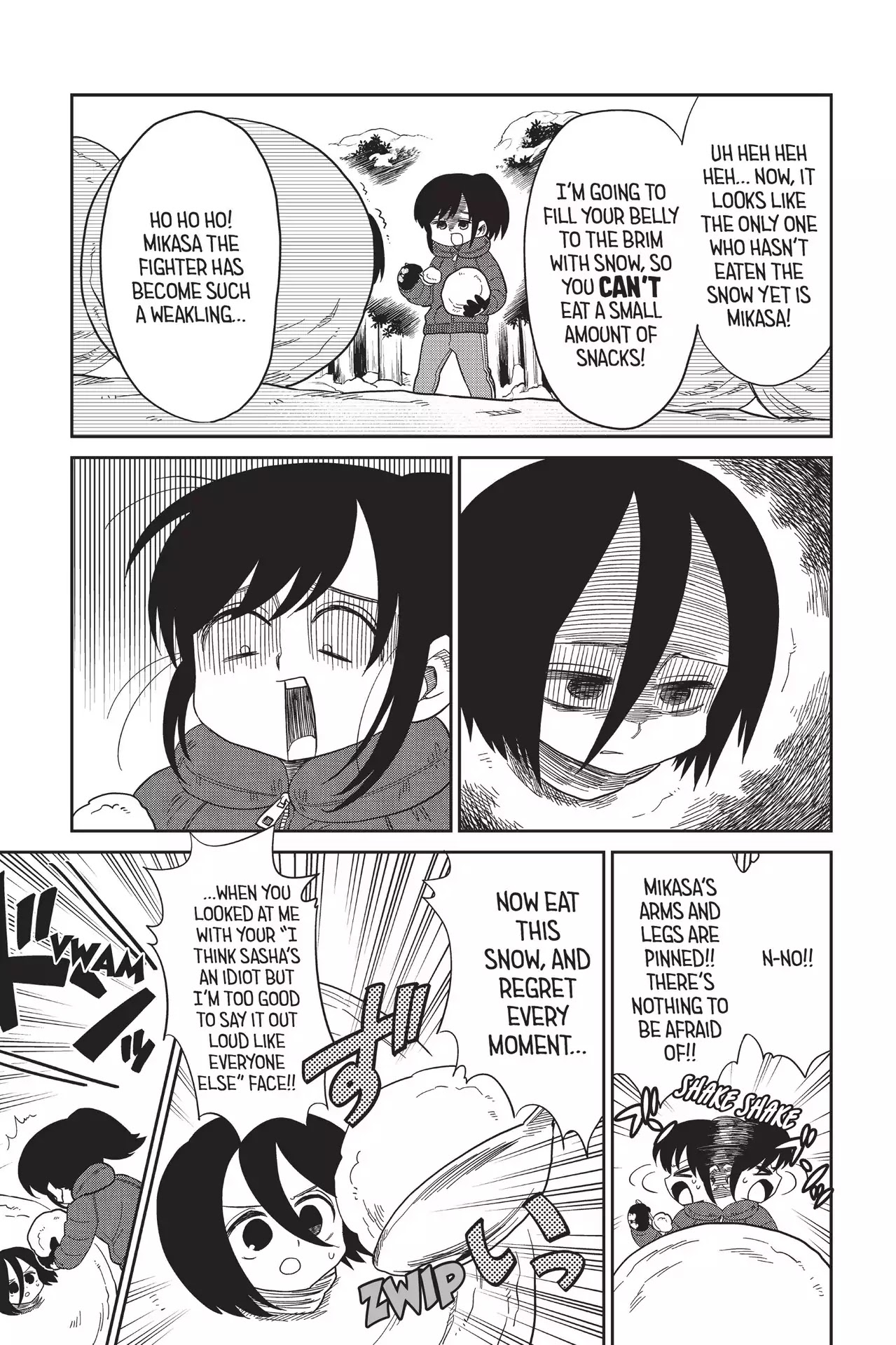 Attack on Titan: Junior High Chapter 70 page 17 - Chapter 70: Vol.5 70th Period: The Snow-Shoveling Fanciers Club