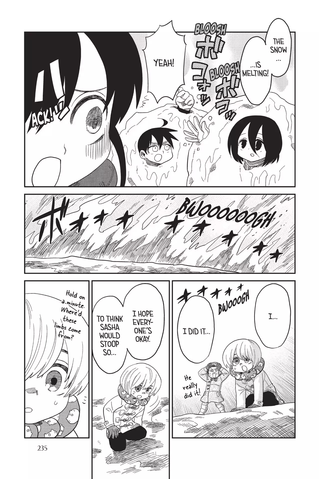 Attack on Titan: Junior High Chapter 70 page 19 - Chapter 70: Vol.5 70th Period: The Snow-Shoveling Fanciers Club