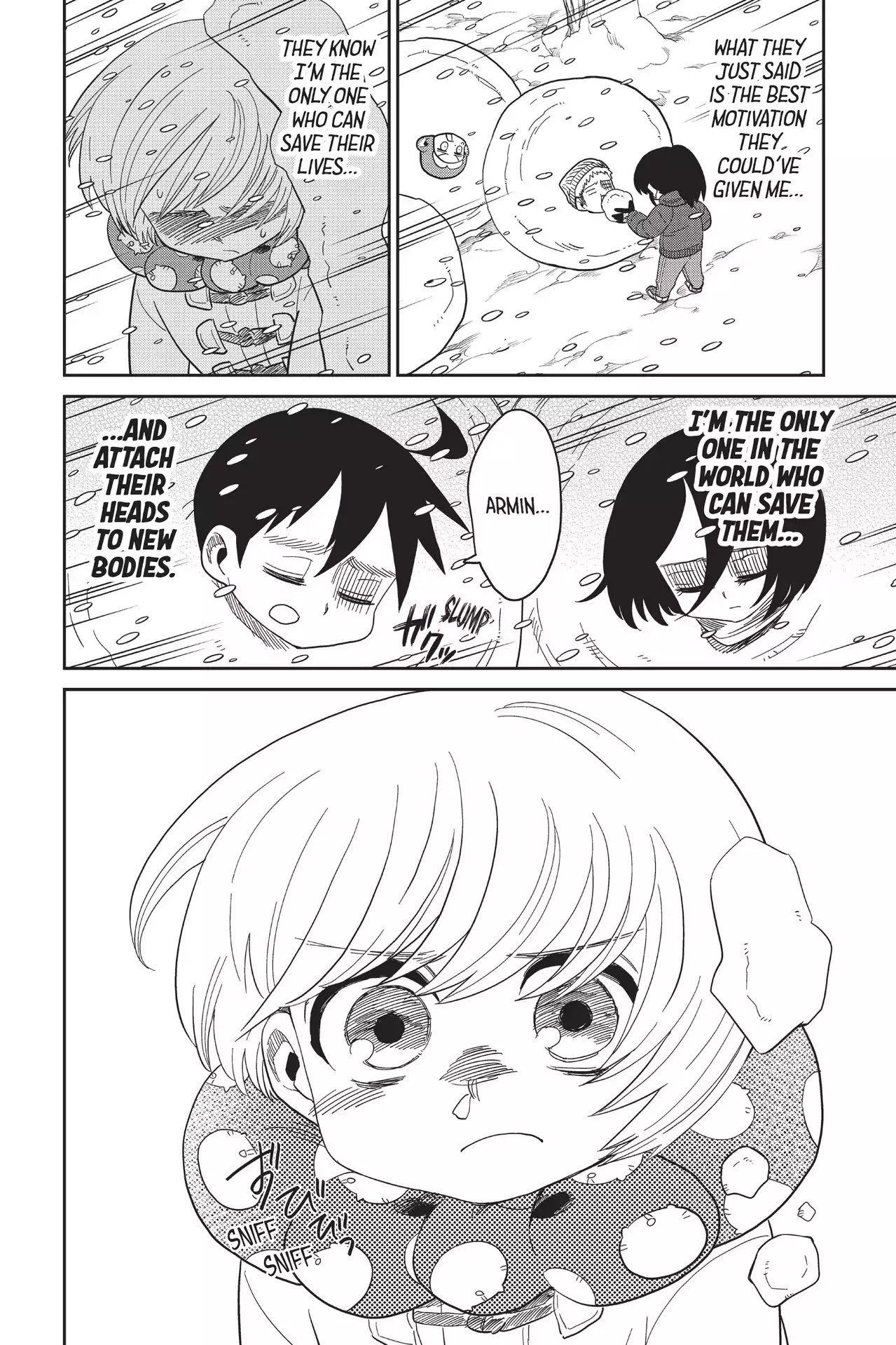 Attack on Titan: Junior High Chapter 70 page 6 - Chapter 70: Vol.5 70th Period: The Snow-Shoveling Fanciers Club