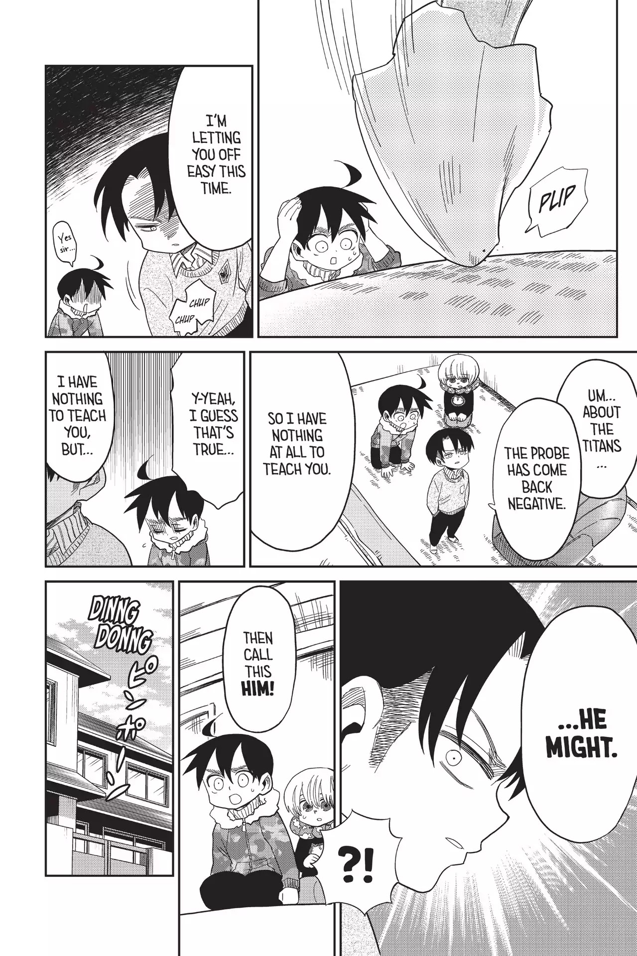 Attack on Titan: Junior High Chapter 71 page 12 - Chapter 71: Vol.5 71th Period: A Day Off Is The Time To Try A Change And Mature Like Nobody's Business
