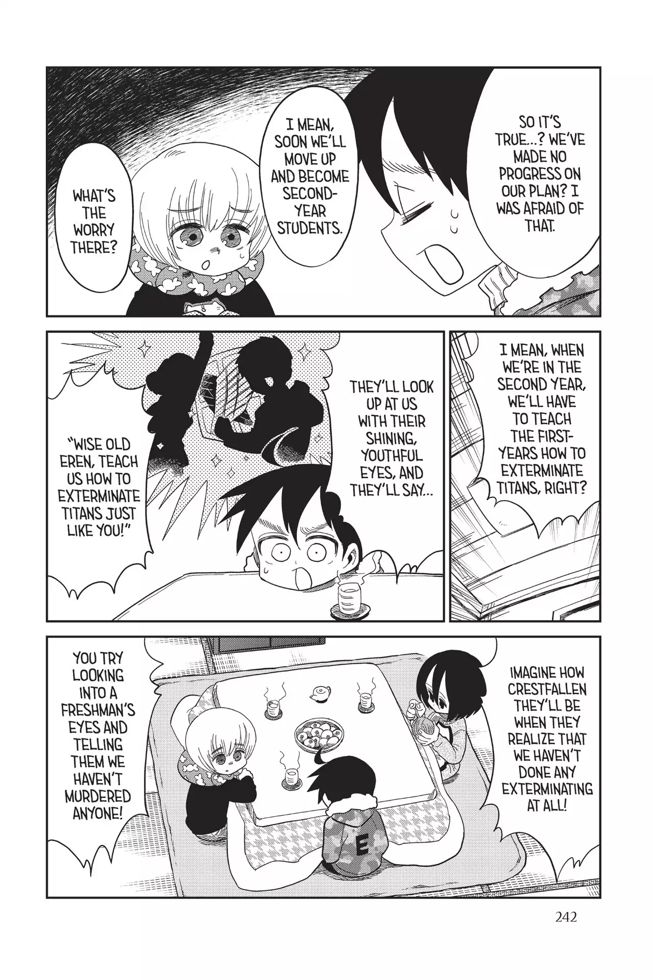 Attack on Titan: Junior High Chapter 71 page 2 - Chapter 71: Vol.5 71th Period: A Day Off Is The Time To Try A Change And Mature Like Nobody's Business