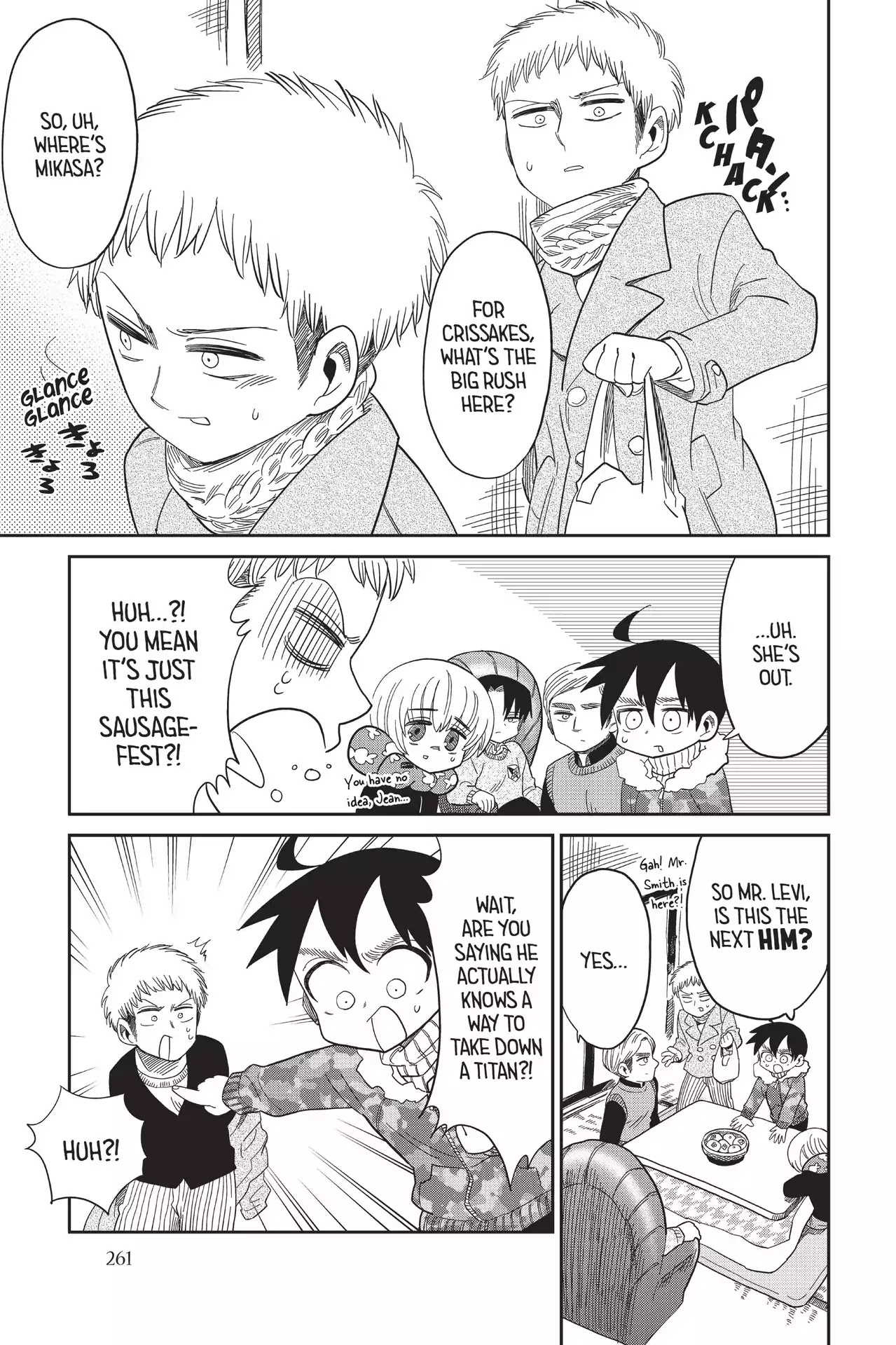 Attack on Titan: Junior High Chapter 71 page 21 - Chapter 71: Vol.5 71th Period: A Day Off Is The Time To Try A Change And Mature Like Nobody's Business