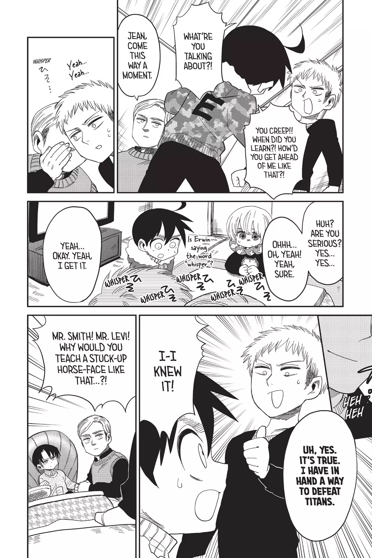 Attack on Titan: Junior High Chapter 71 page 22 - Chapter 71: Vol.5 71th Period: A Day Off Is The Time To Try A Change And Mature Like Nobody's Business