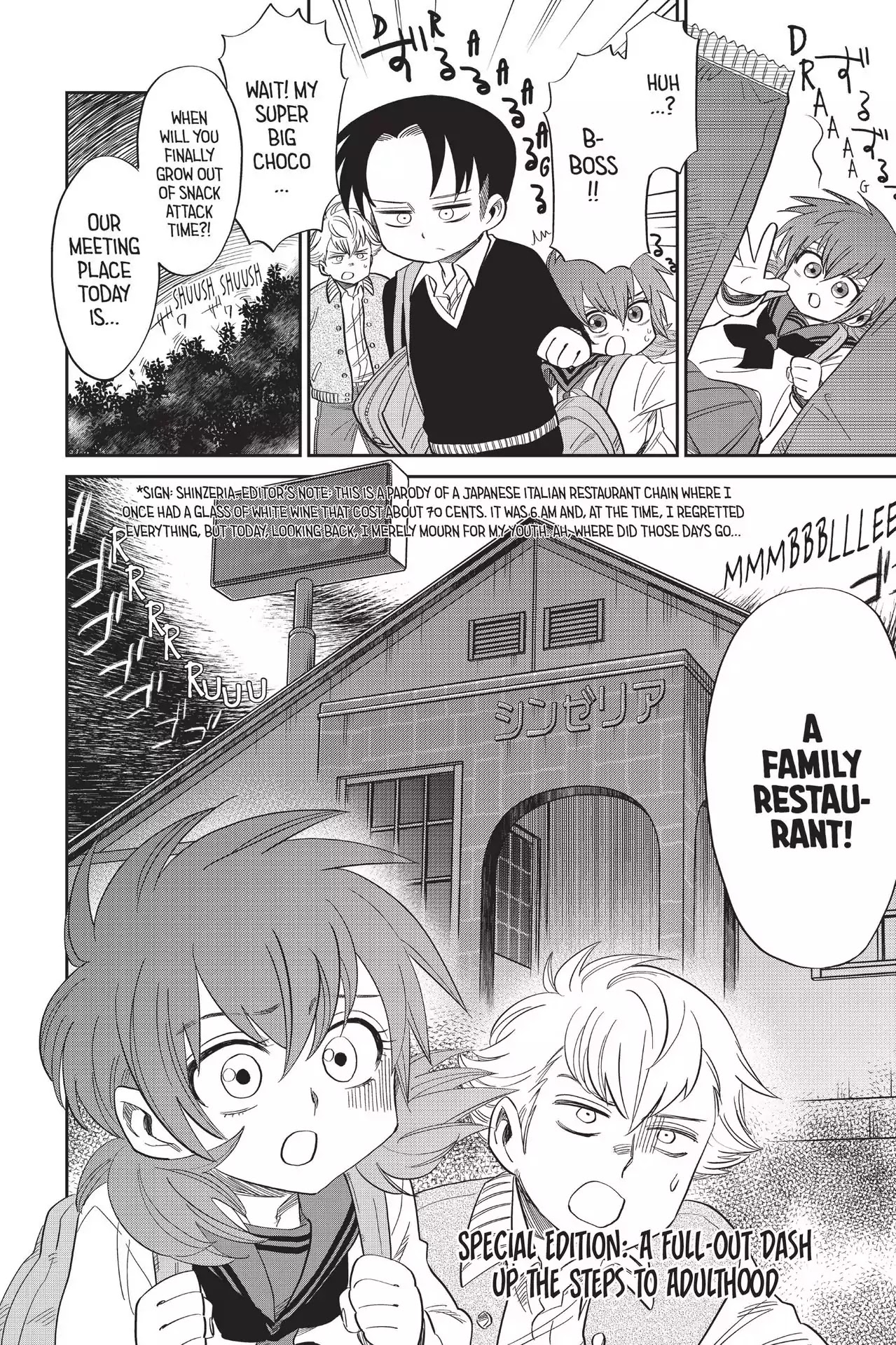Attack on Titan: Junior High Chapter 72.6 page 2 - Vol.5 Special Edition: A Full-Out Dash Up The Steps To Adulthood