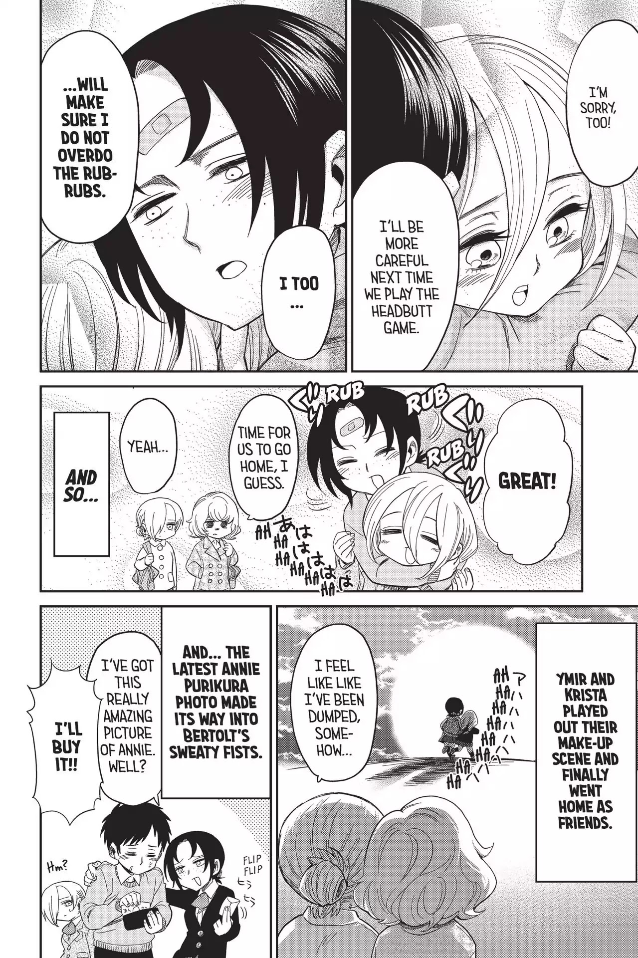 Attack on Titan: Junior High Chapter 72 page 18 - Chapter 72: Vol.5 72th Period: Friendship Shines...And Sometimes It Doesn't