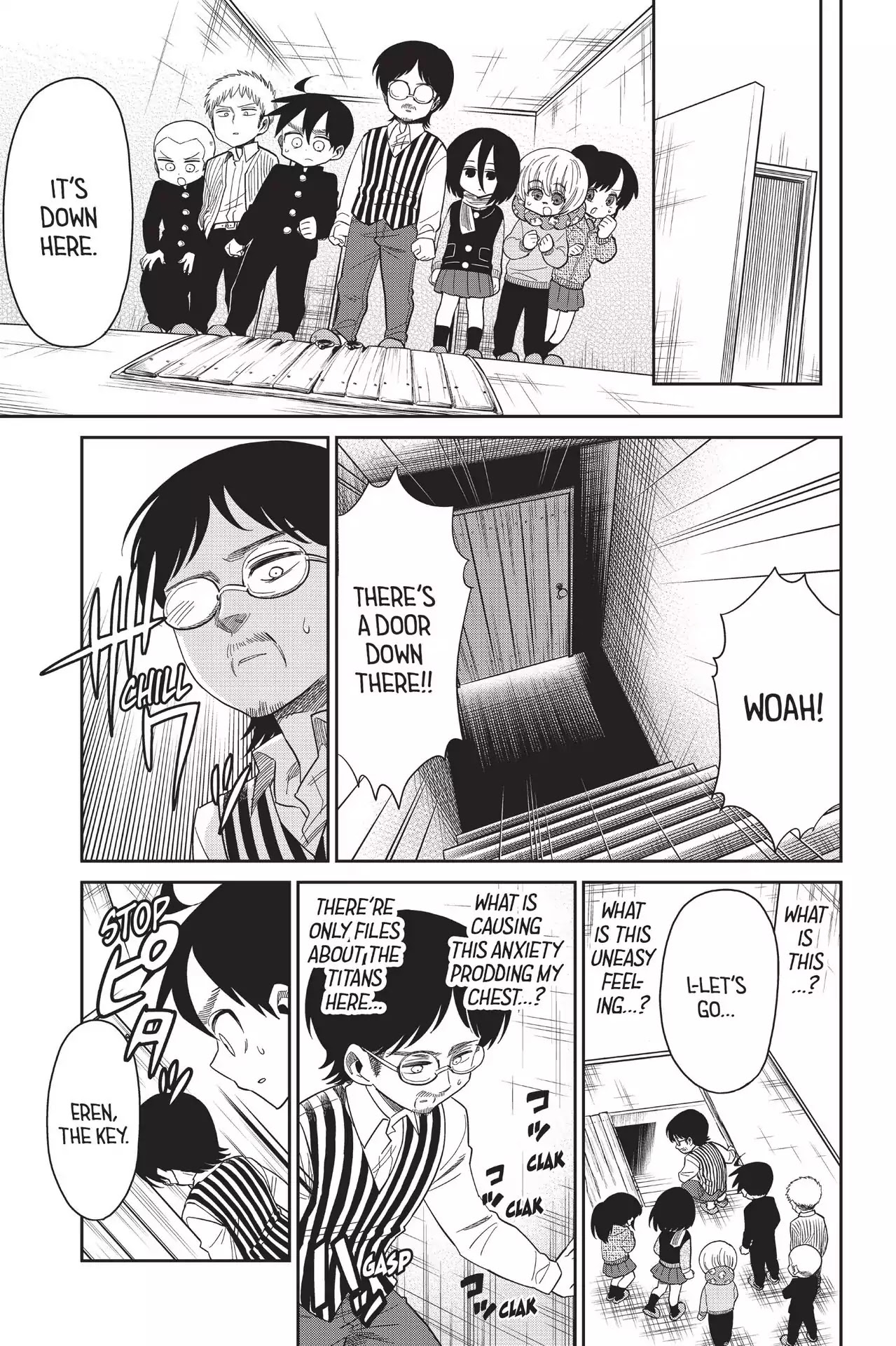 Attack on Titan: Junior High Chapter 73 page 11 - Chapter 73: Vol.5 73th Period: Dad On A Weekday