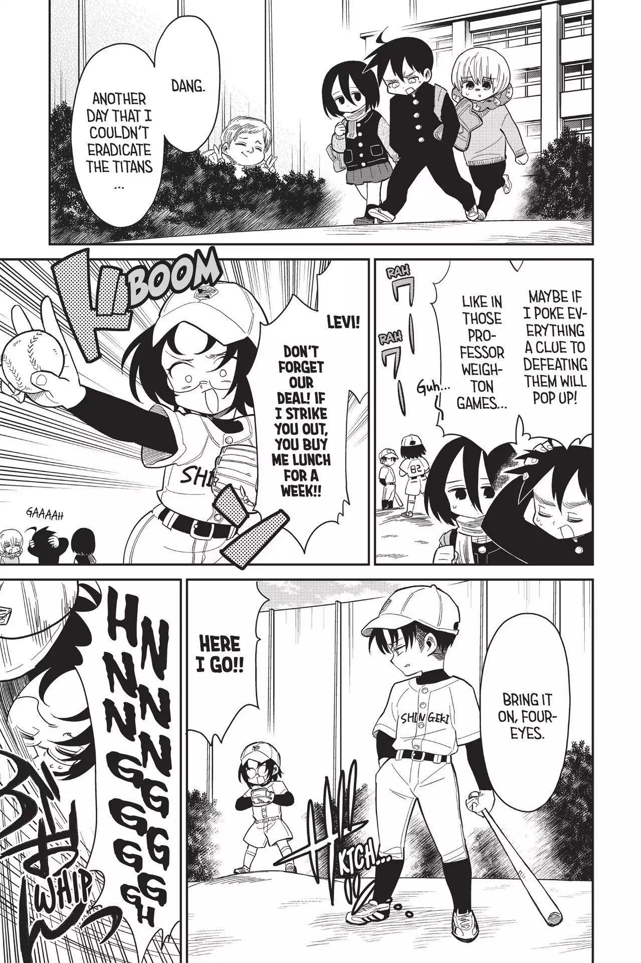 Attack on Titan: Junior High Chapter 73 page 3 - Chapter 73: Vol.5 73th Period: Dad On A Weekday