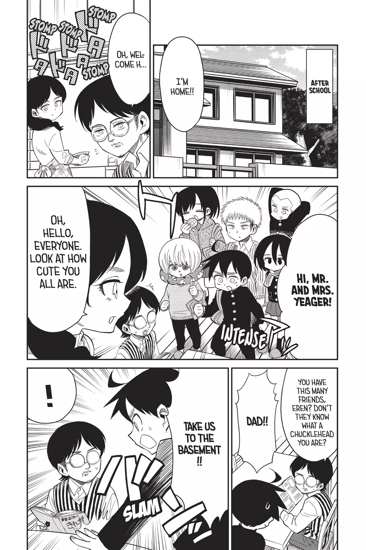 Attack on Titan: Junior High Chapter 73 page 6 - Chapter 73: Vol.5 73th Period: Dad On A Weekday